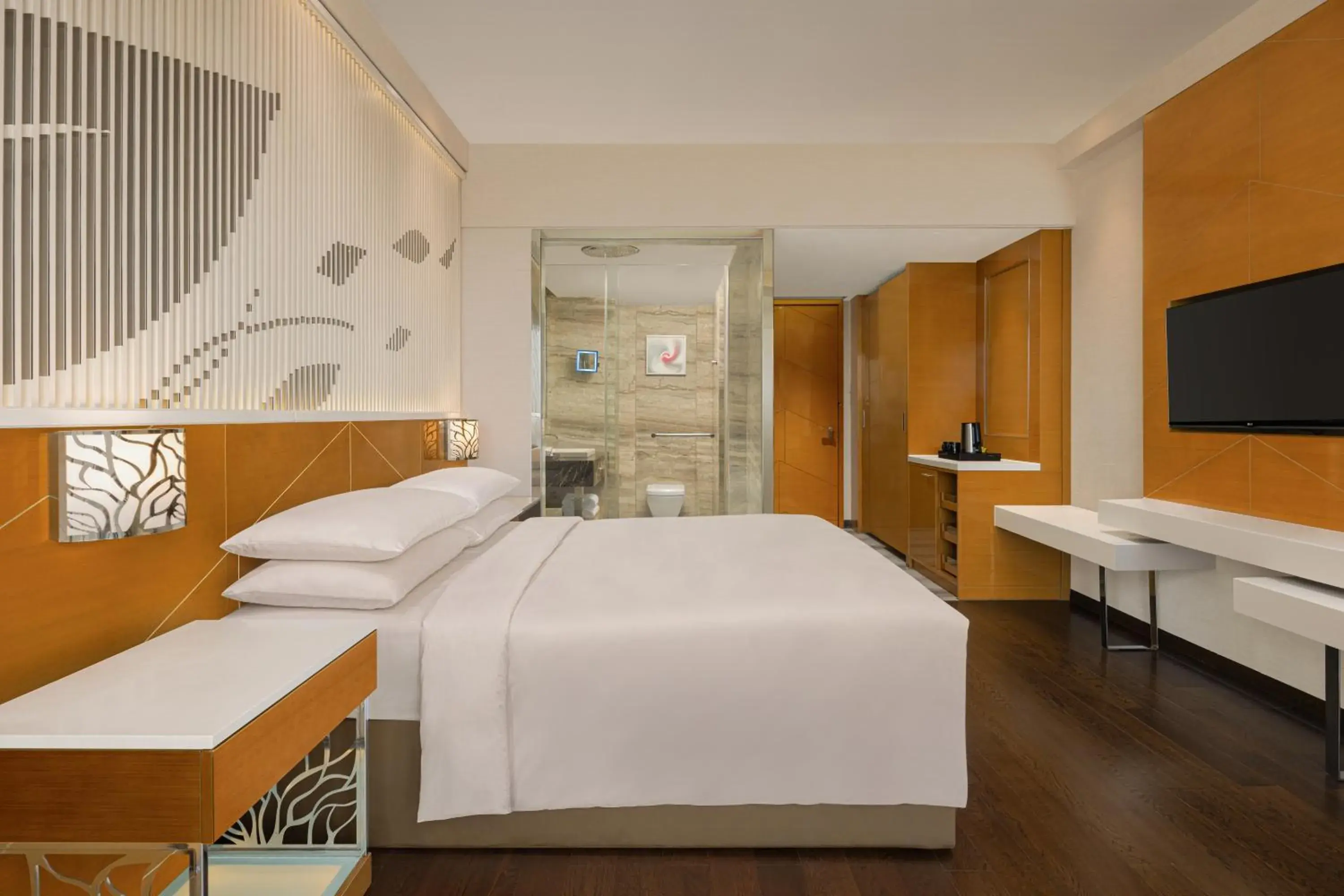 1 King Bed, High Floor - single occupancy - 10th and above, Guest Room (Cocktail Hours from 5-7 PM) Complimentary 4 pints of beer on arrival (per stay, per room) in Renaissance Lucknow Hotel, Gomti Nagar 1 King Bed, High Floor - single occupancy - 10th and above, Guest Room (Cocktail Hours from 5-7 PM) Complimentary 4 pints of beer on arrival (per stay, per room) in Renaissance Lucknow Hotel, Gomti Nagar