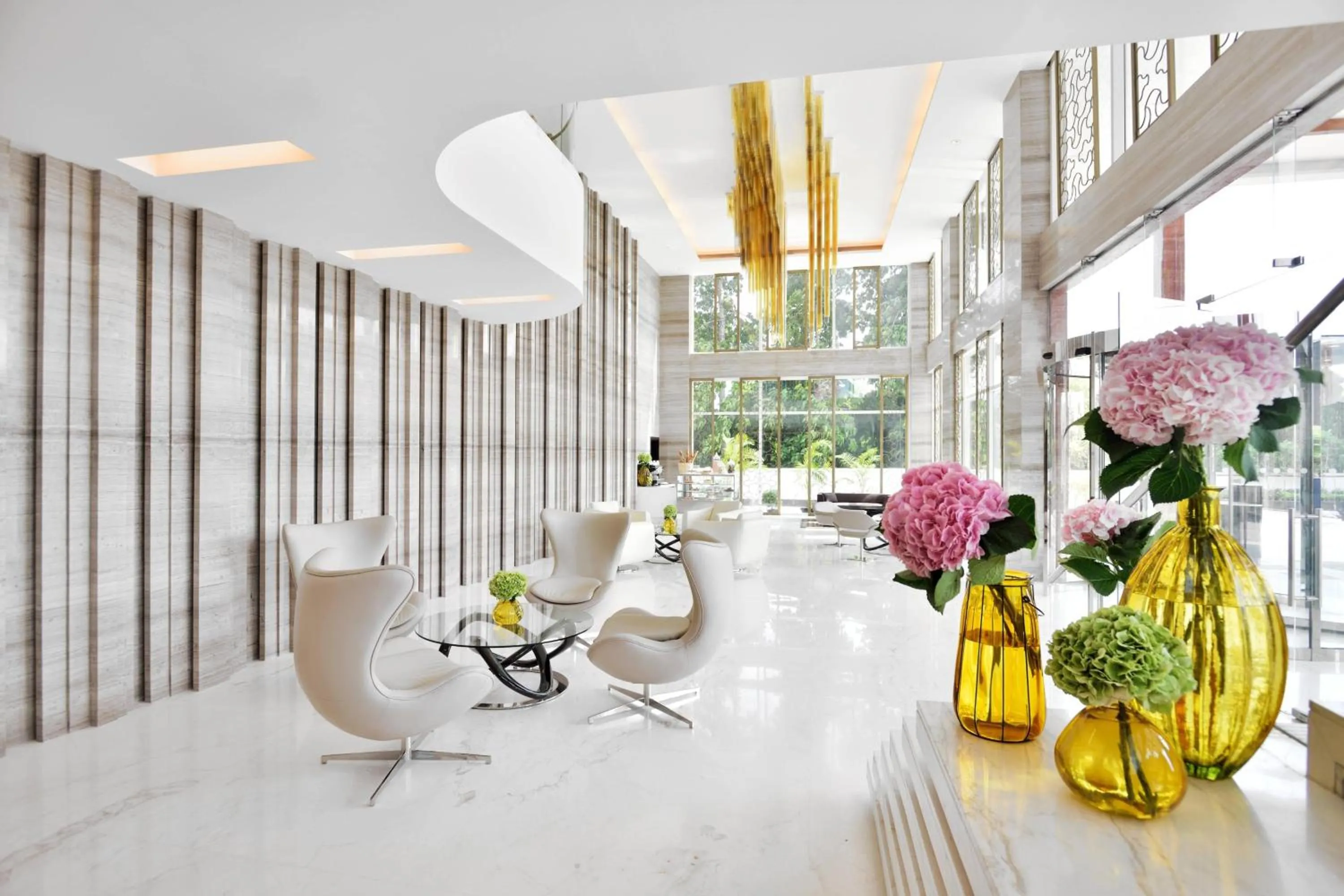 Lobby or reception in Renaissance Lucknow Hotel, Gomti Nagar