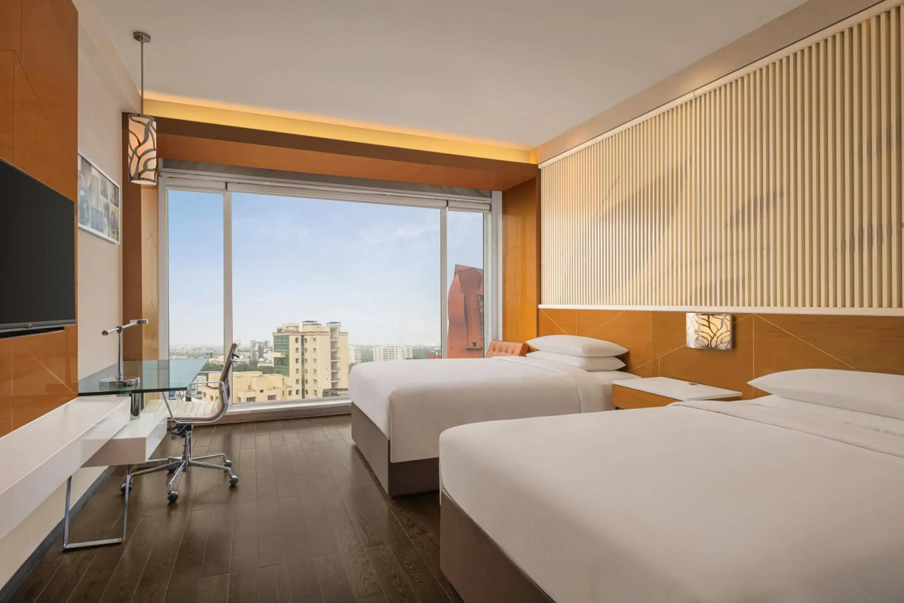 Guest room, 2 Twins, City View Complimentary 4 pints of beer on arrival (per stay, per room) - single occupancy in Renaissance Lucknow Hotel, Gomti Nagar Guest room, 2 Twins, City View Complimentary 4 pints of beer on arrival (per stay, per room) - single occupancy in Renaissance Lucknow Hotel, Gomti Nagar