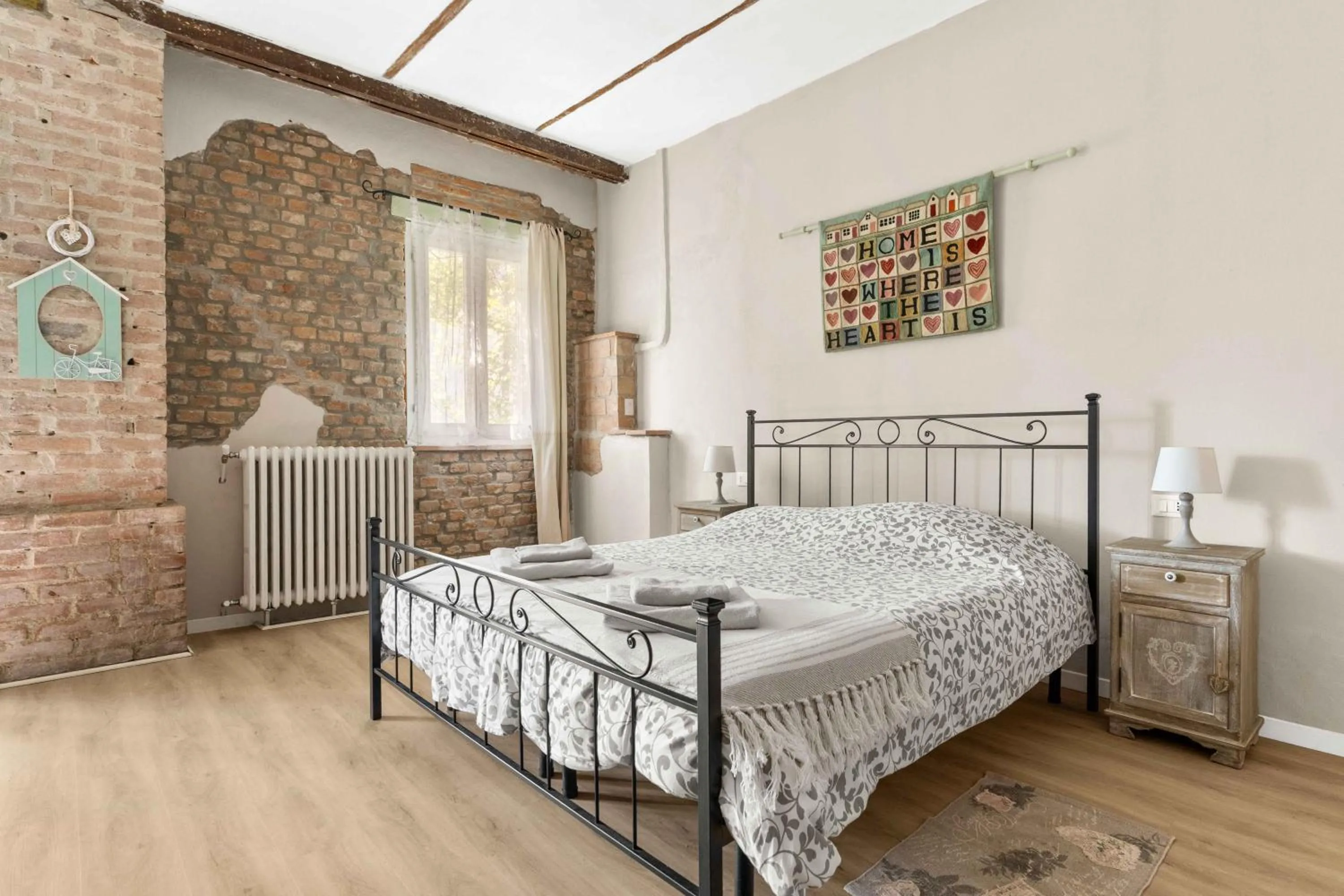 Bed in La Locanda Del Molino