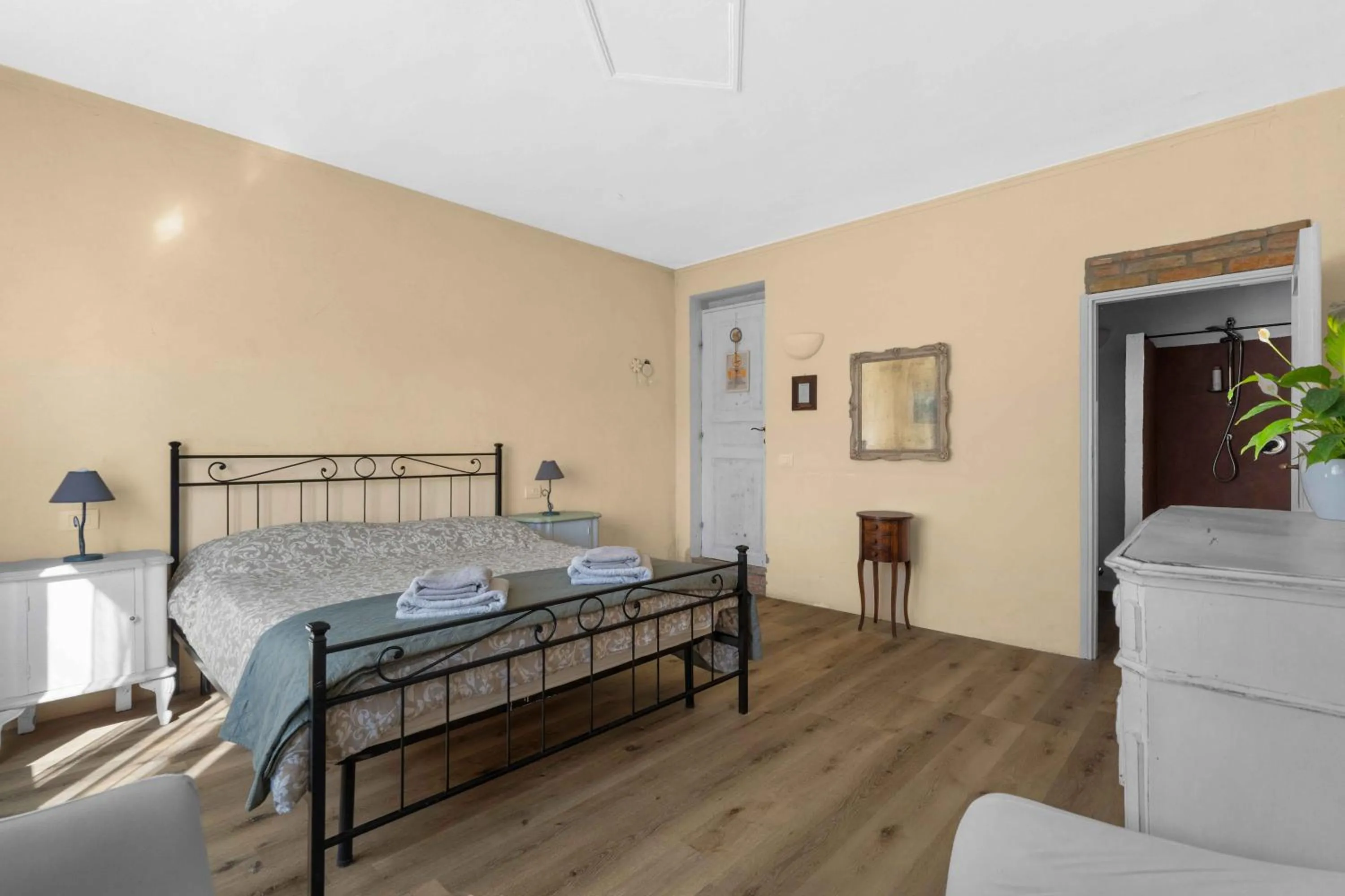 Bed in La Locanda Del Molino