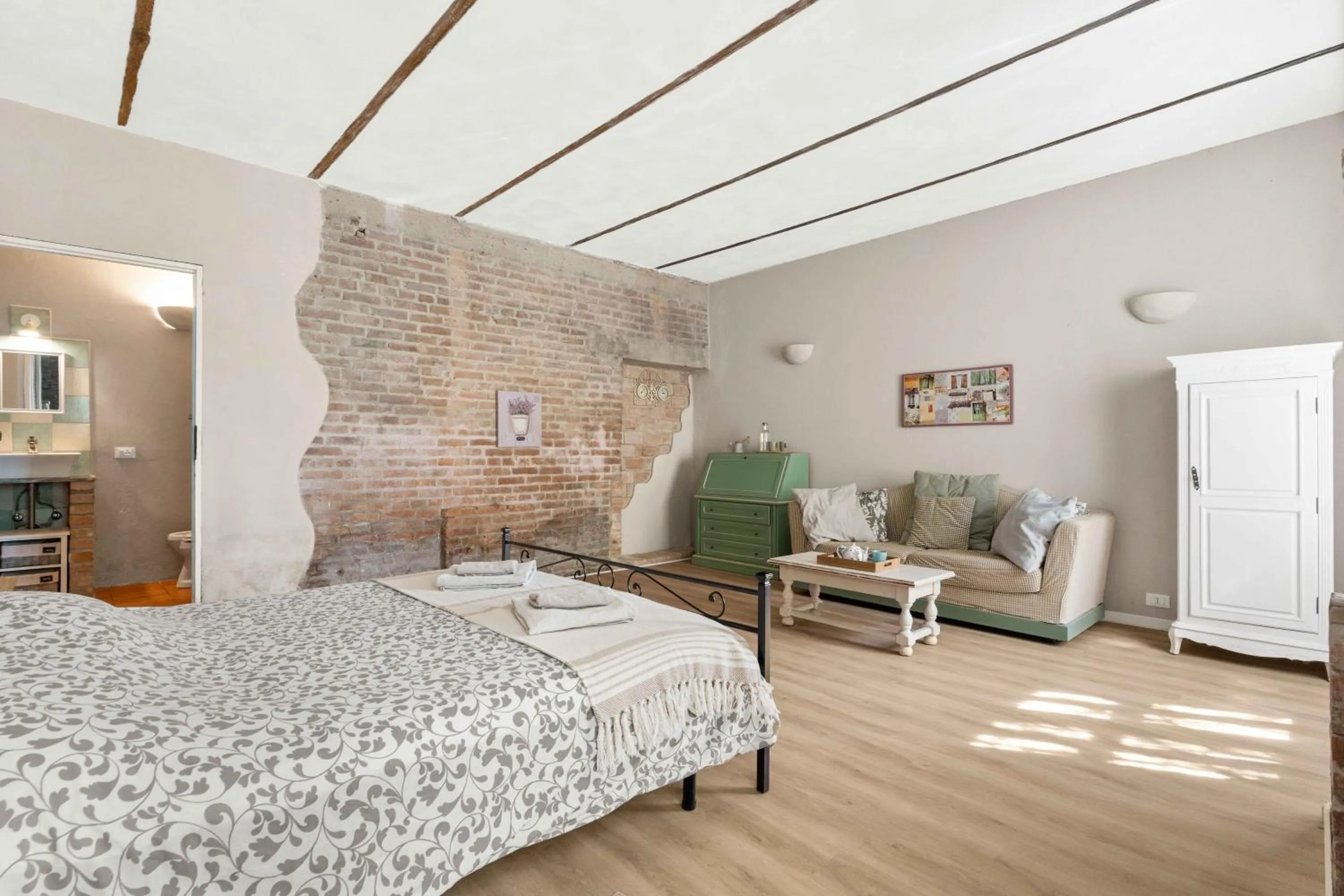 Bed in La Locanda Del Molino
