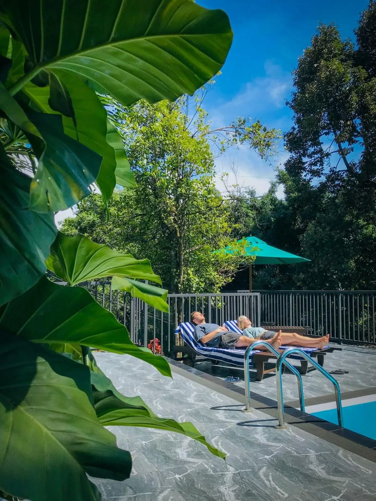 Pool view in Hotel Yo Kandy