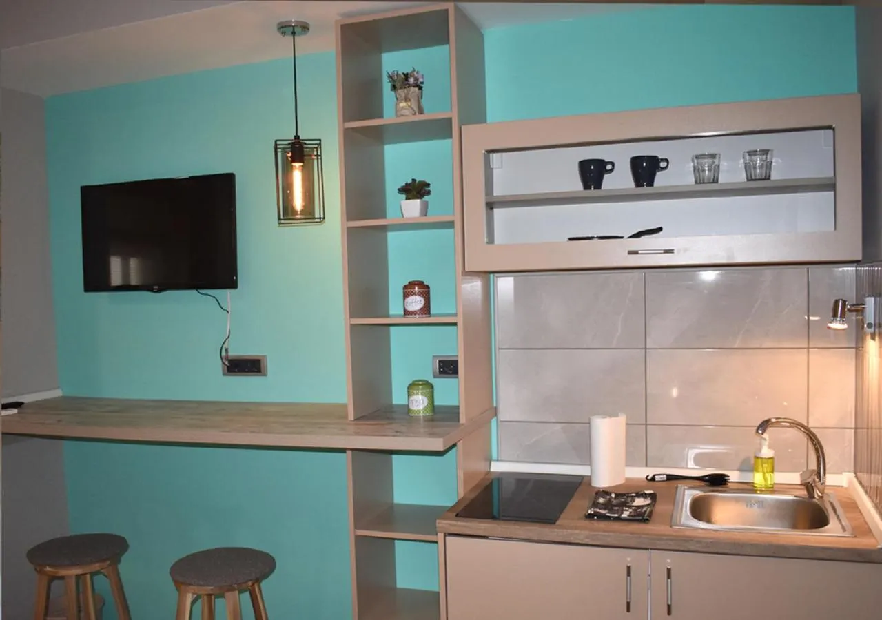 Kitchen or kitchenette in Apartmani Zrenjanin