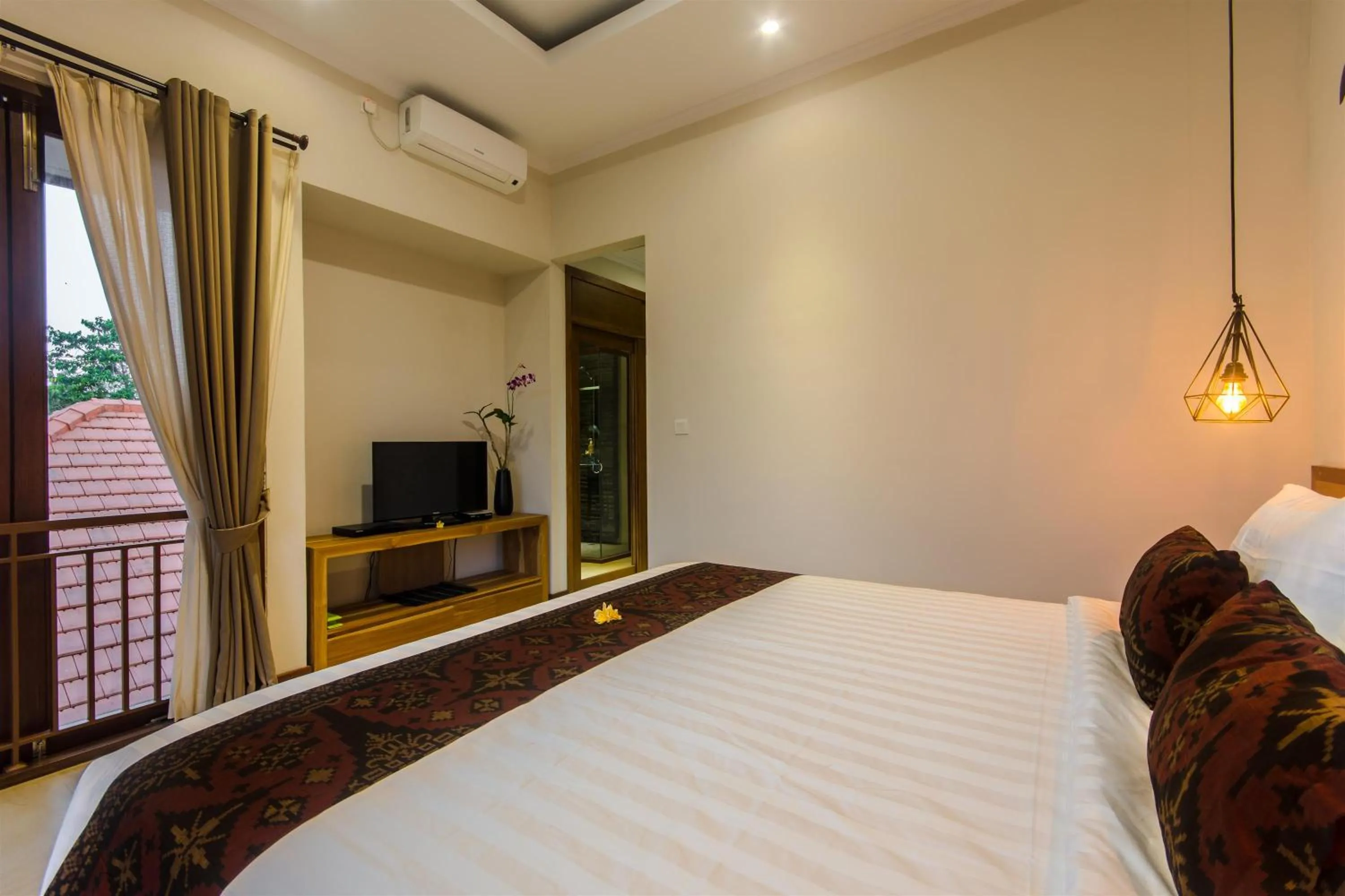 Bed in La-Meli Villas Ubud