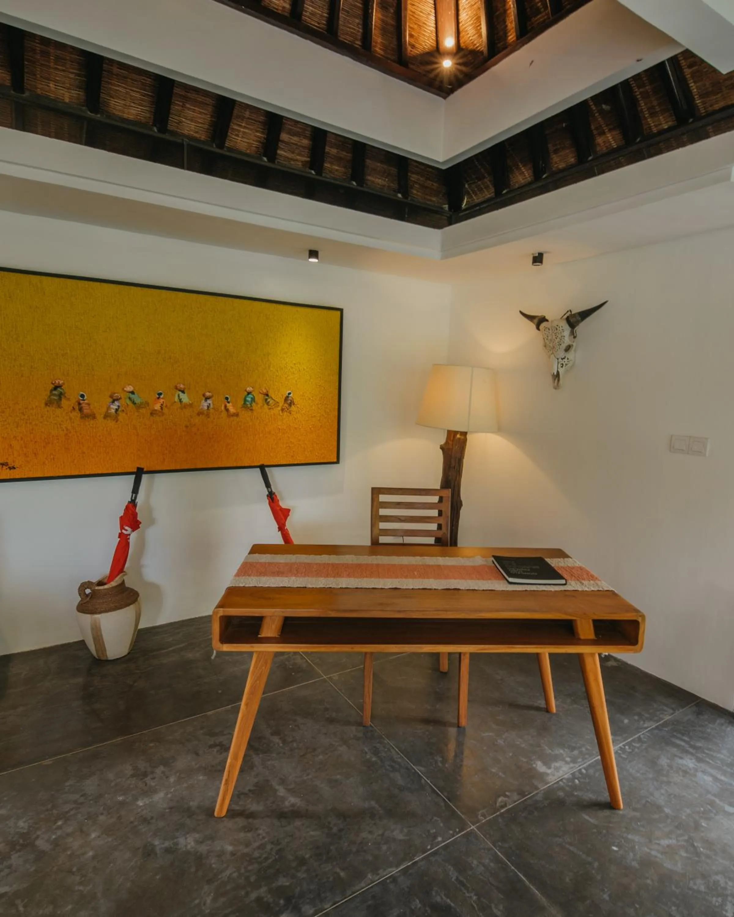 Seating area in La-Meli Villas Ubud