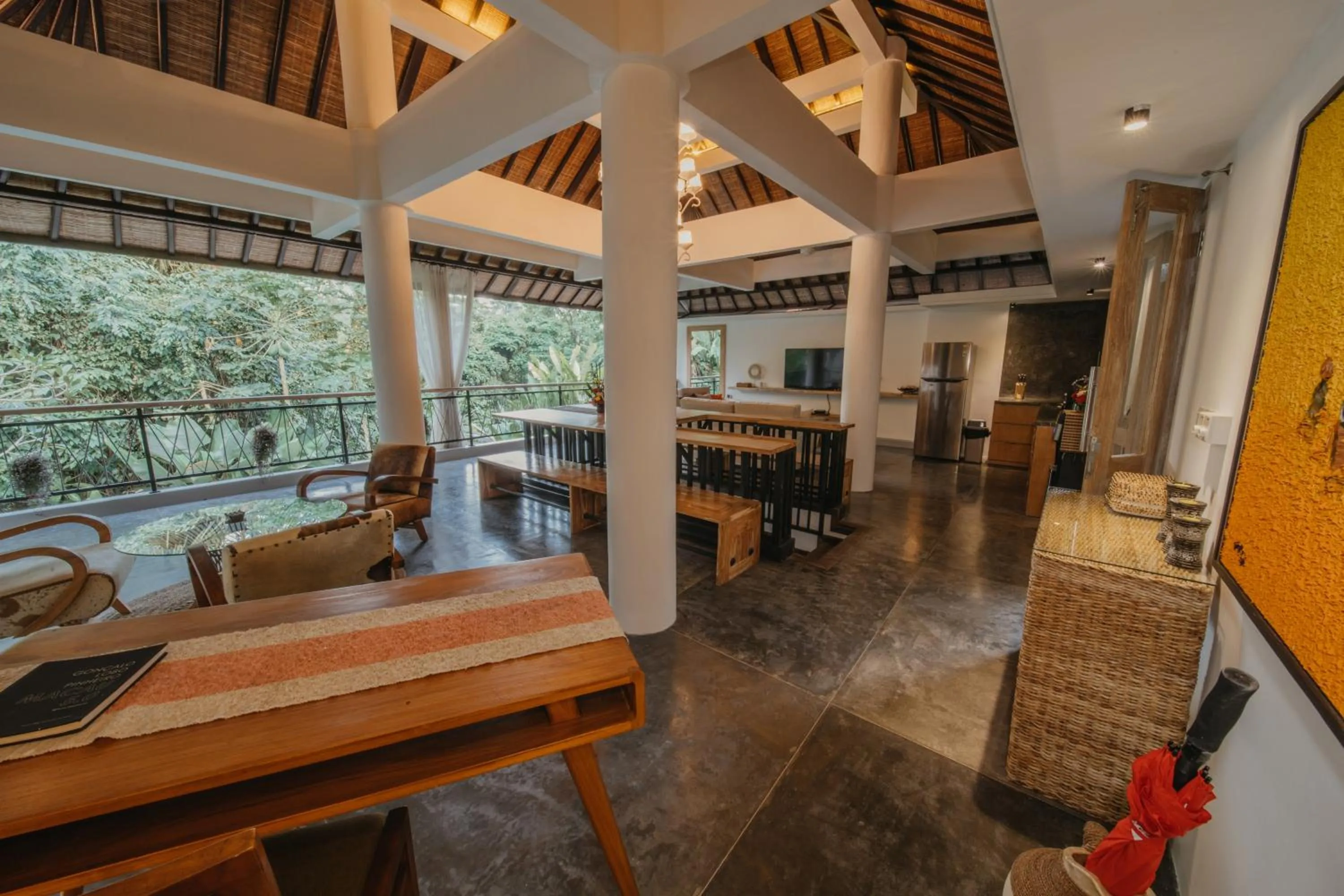 Living room in La-Meli Villas Ubud