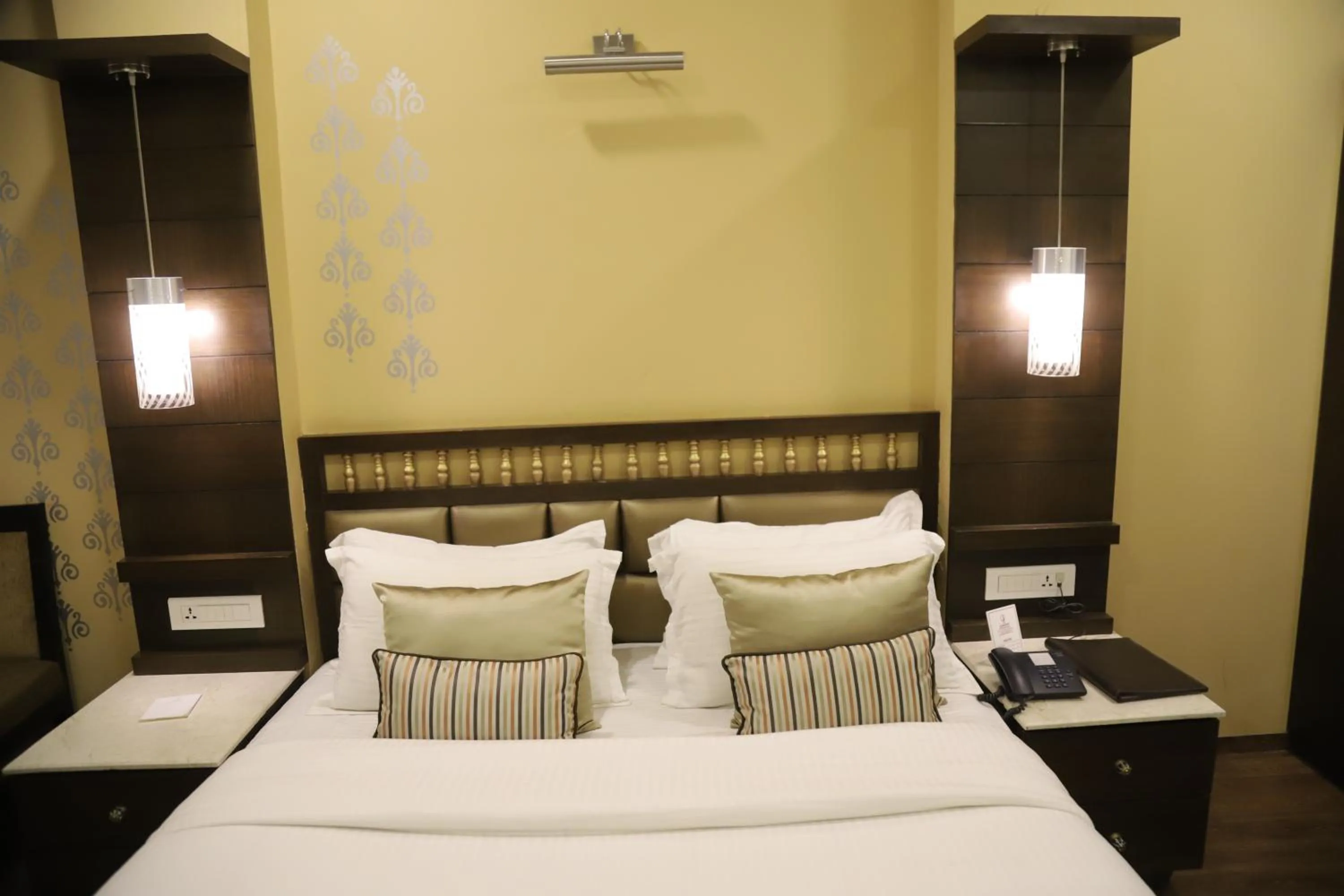 Bed in The Gandhi International