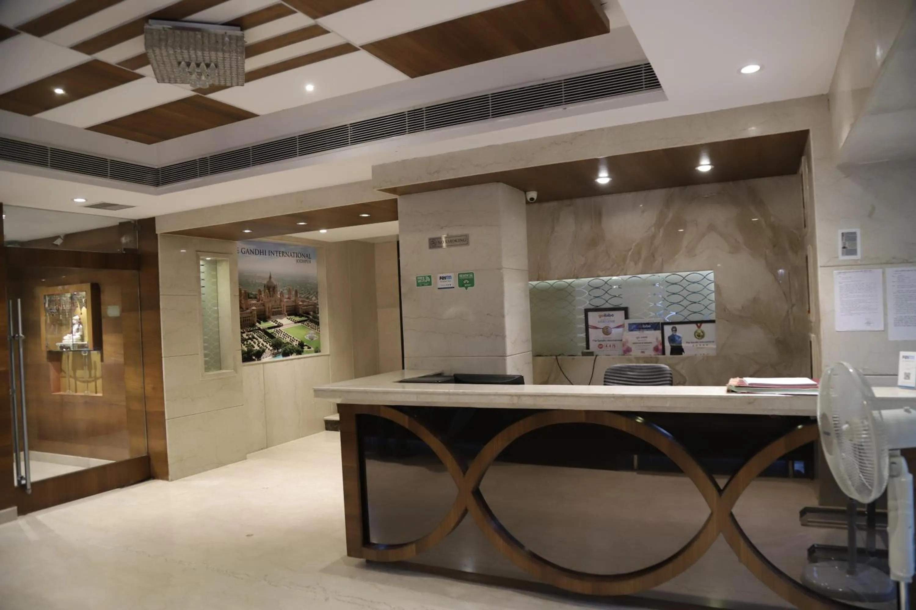 Lobby or reception in The Gandhi International