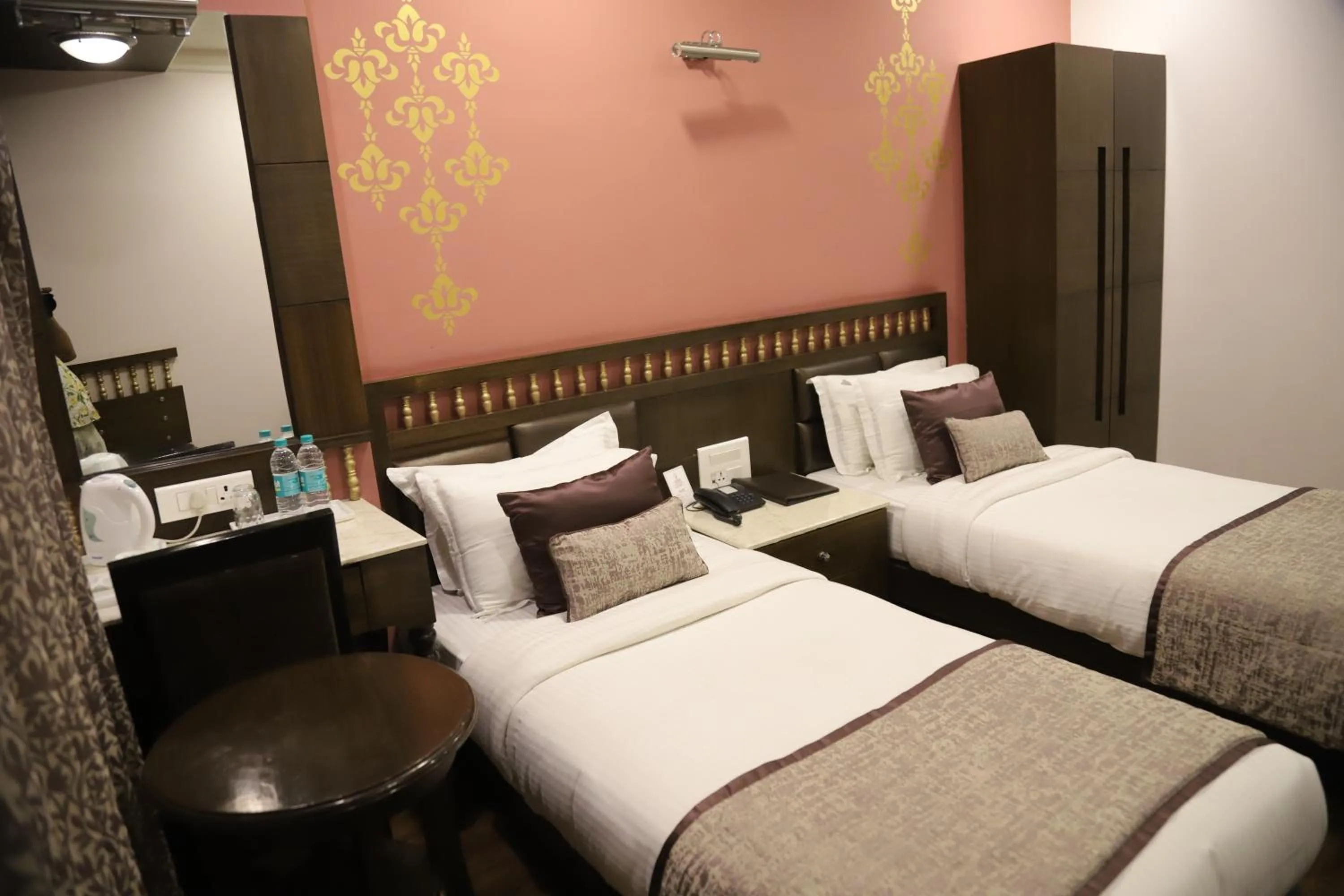 Bed in The Gandhi International