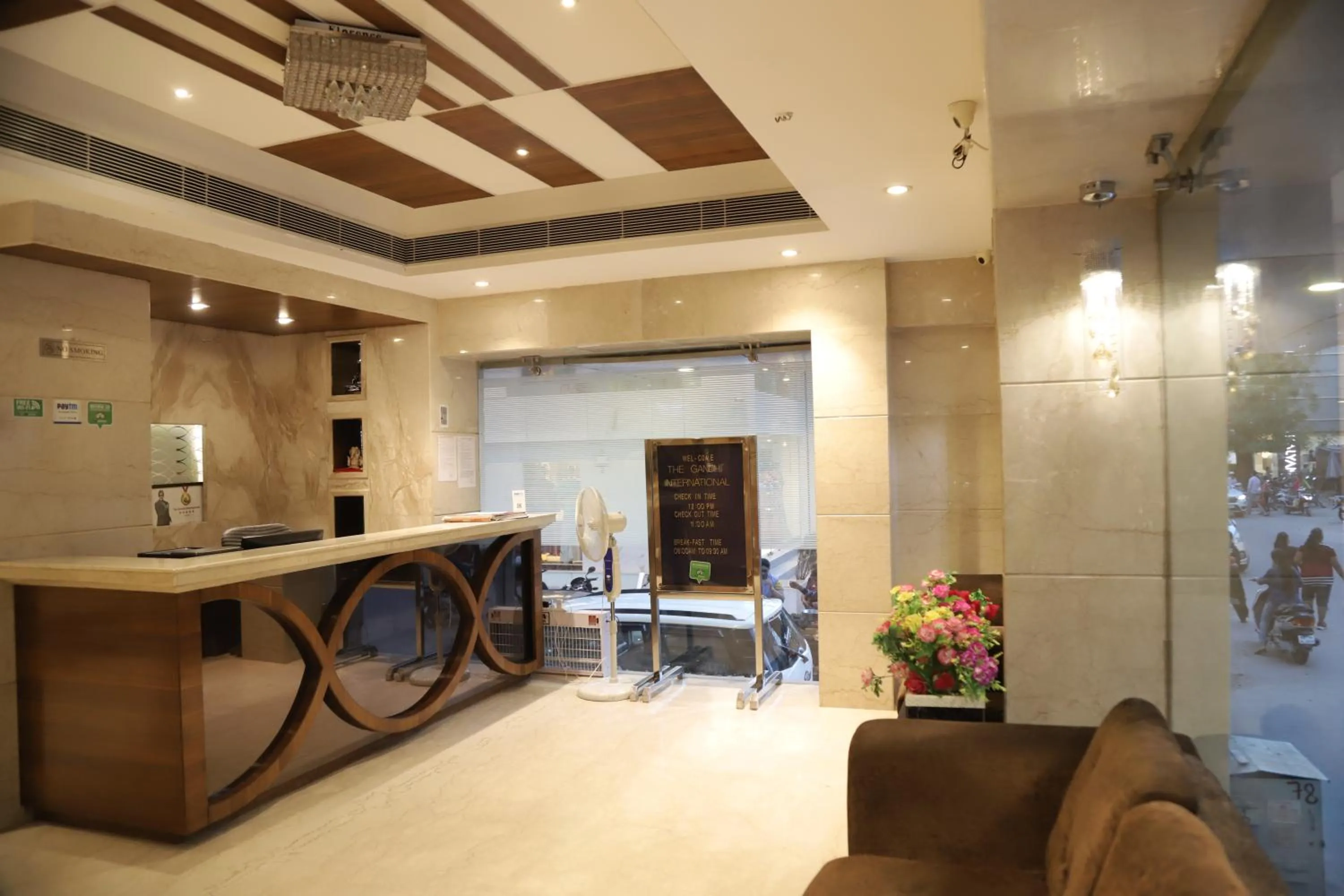 Lobby or reception in The Gandhi International