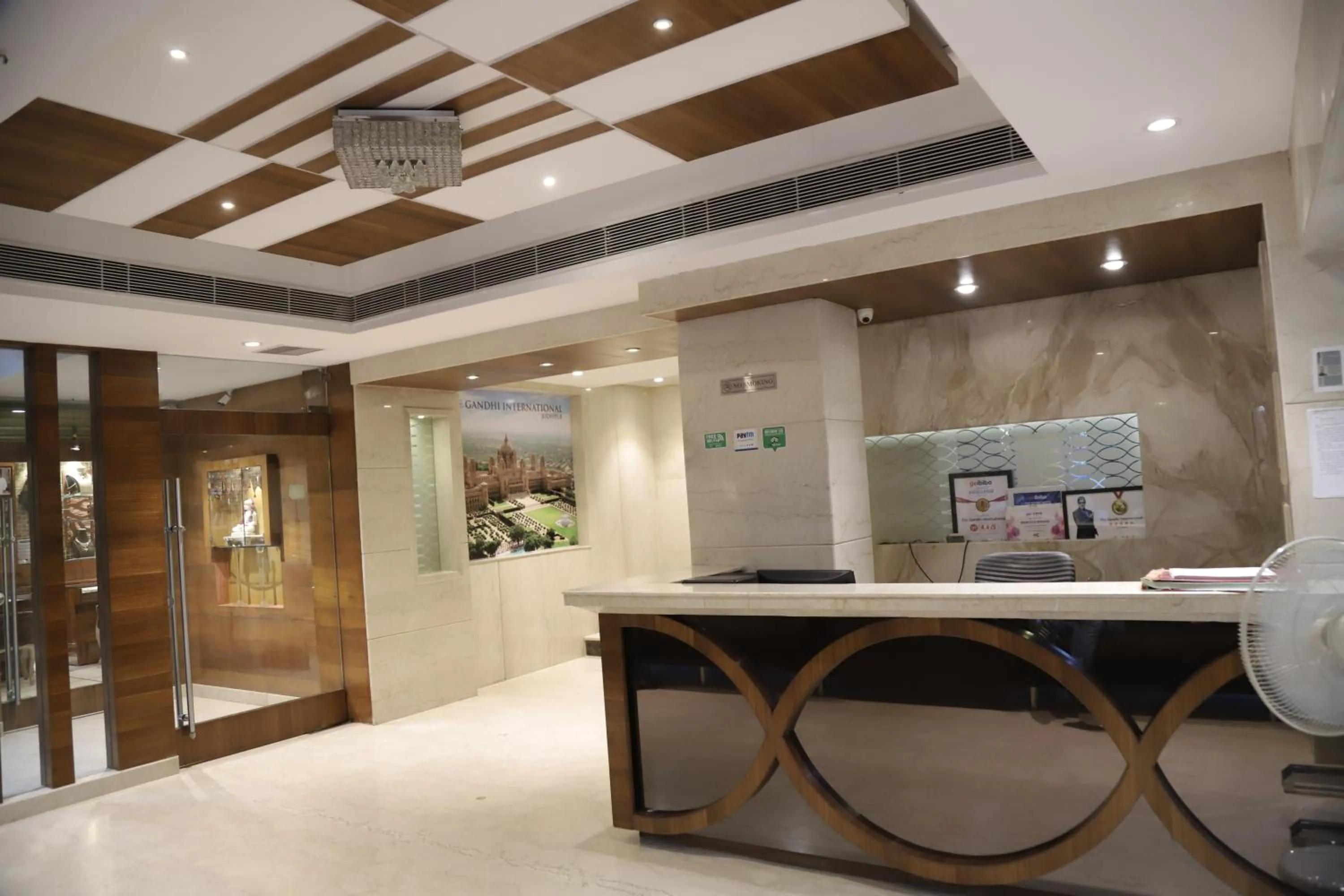 Lobby or reception in The Gandhi International