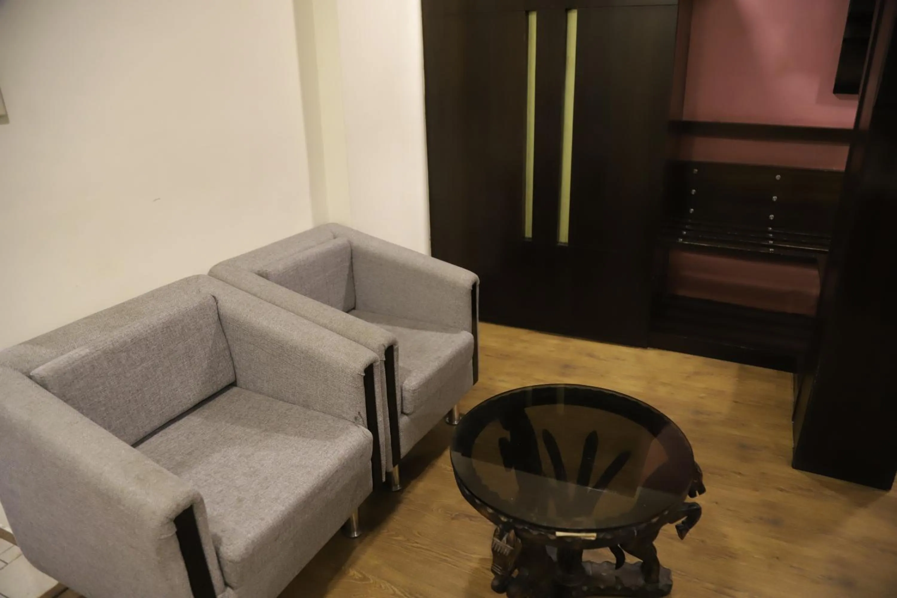 Seating area in The Gandhi International