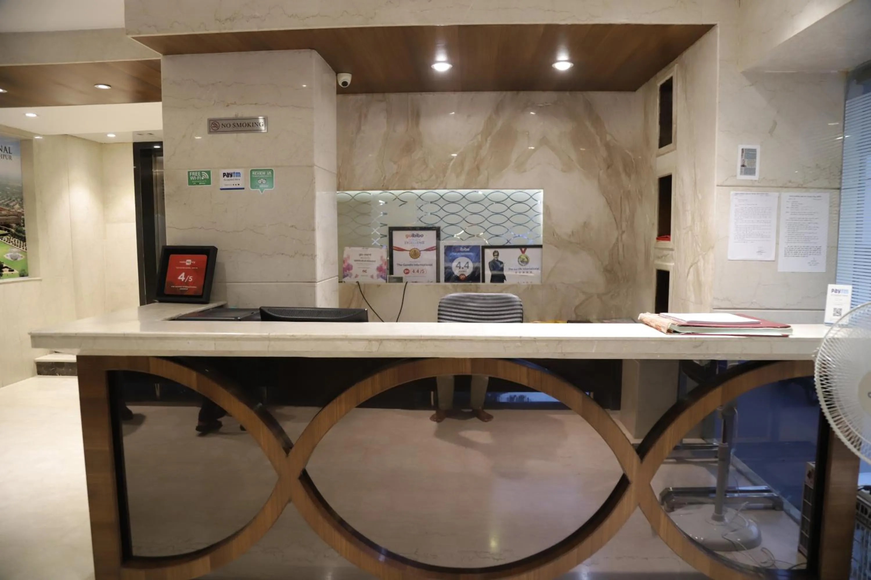 Lobby or reception in The Gandhi International