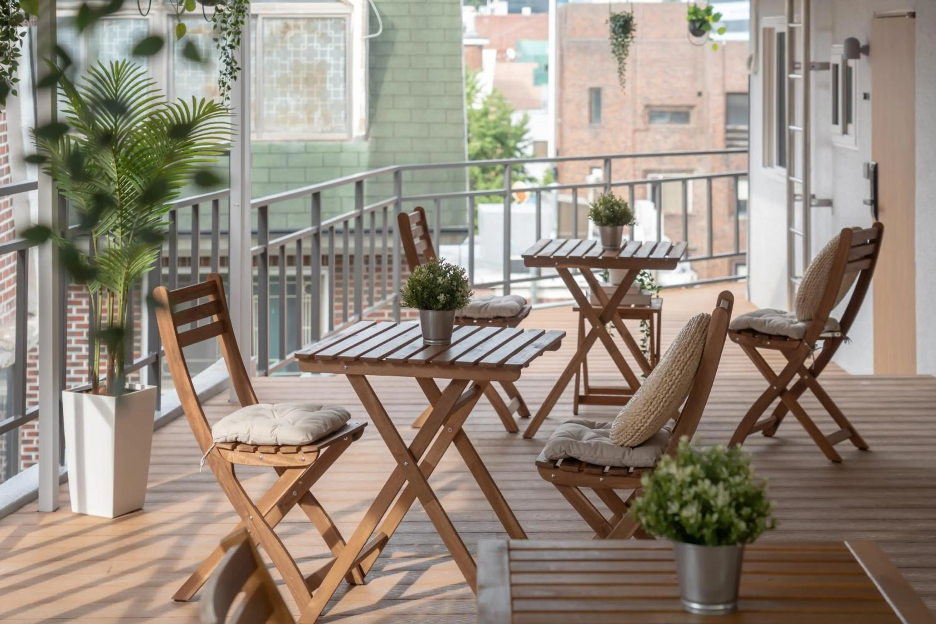 Balcony/Terrace in Hotel Dalstair Seoul Jongno