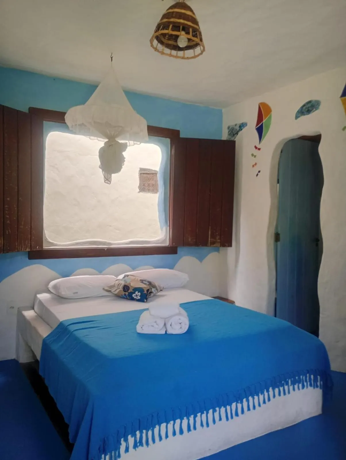 Bed in Pousada Cavallitos d'Amar