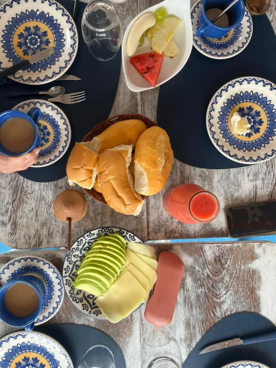 Breakfast in Pousada Cavallitos d'Amar