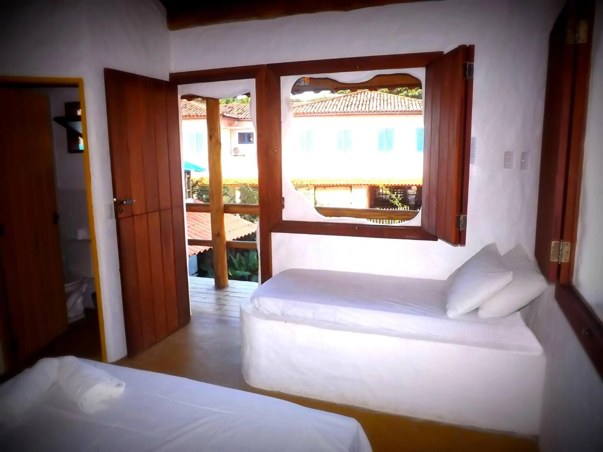 Bed in Pousada Cavallitos d'Amar