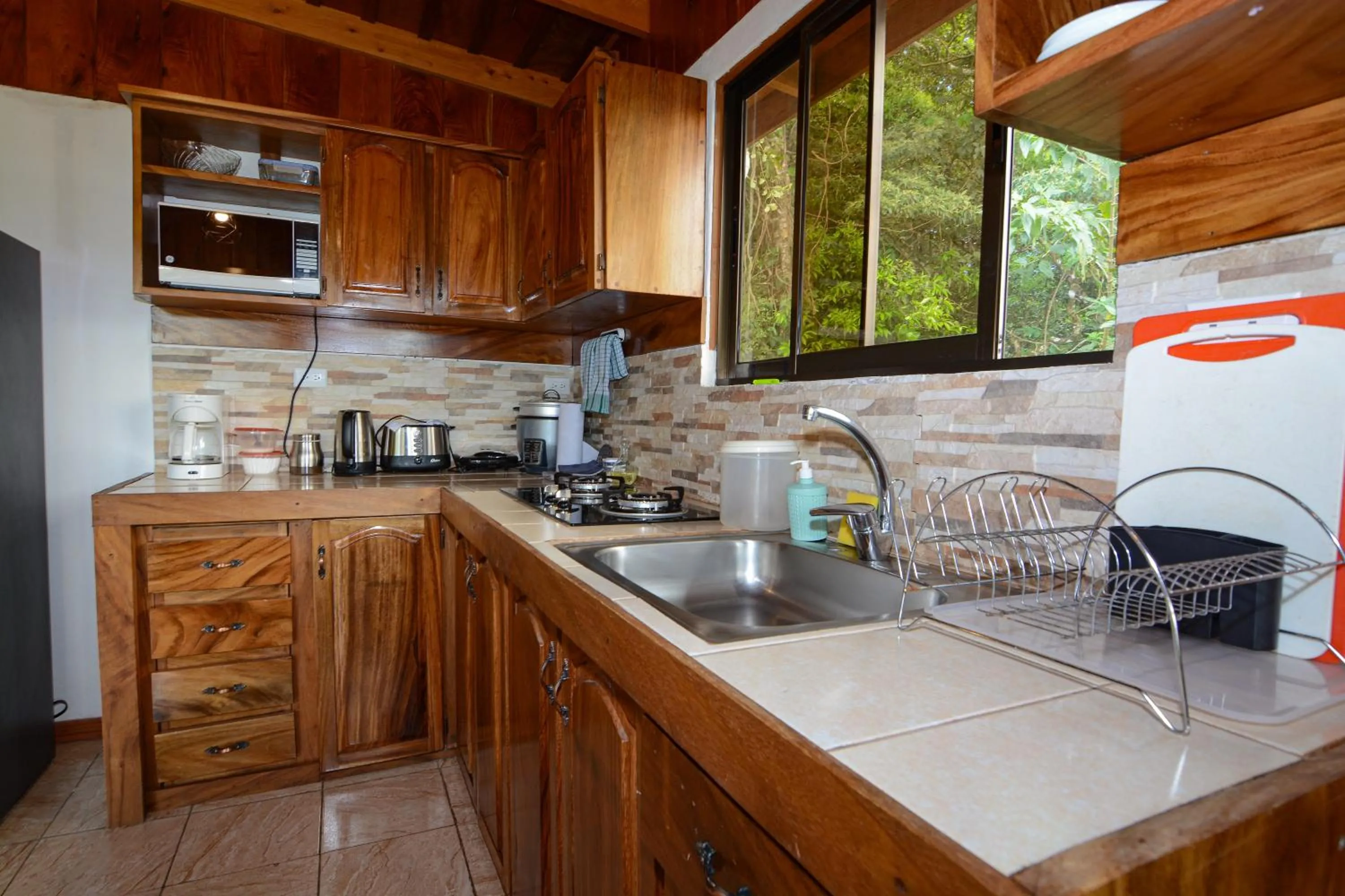 kitchen in Las Marias Monteverde - Mountain View Cottages & Gardens