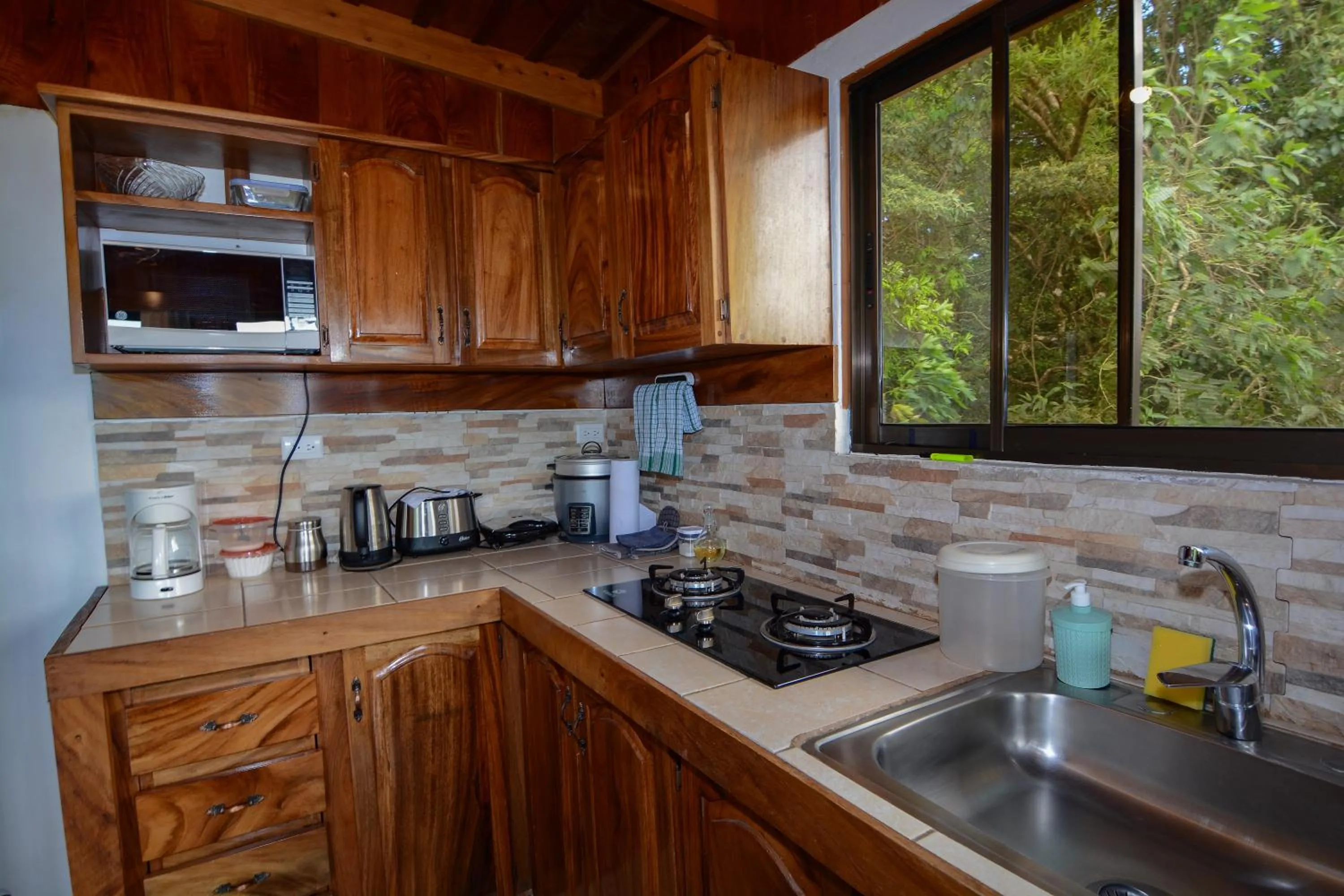 kitchen in Las Marias Monteverde - Mountain View Cottages & Gardens