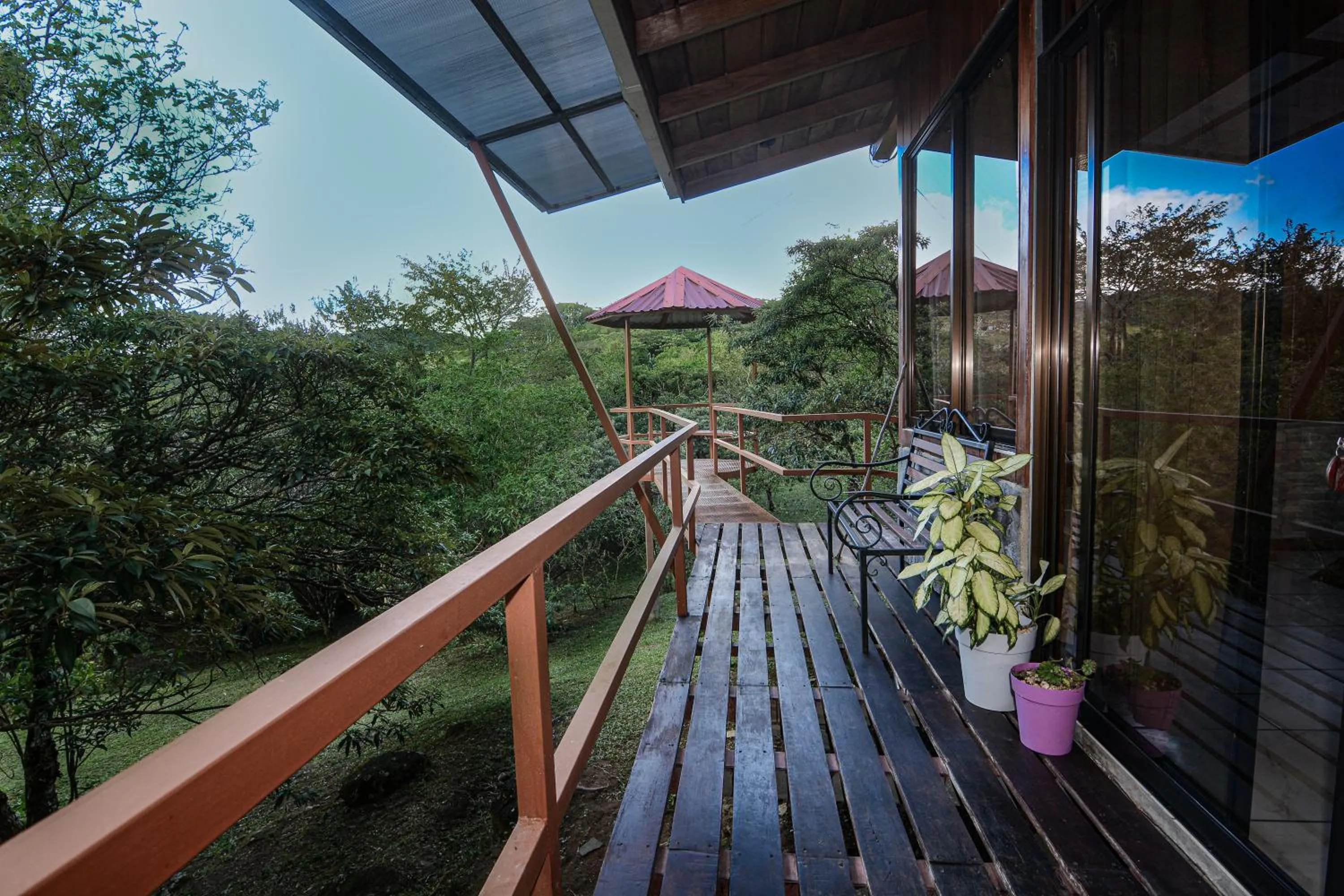 Balcony/Terrace in Las Marias Monteverde - Mountain View Cottages & Gardens