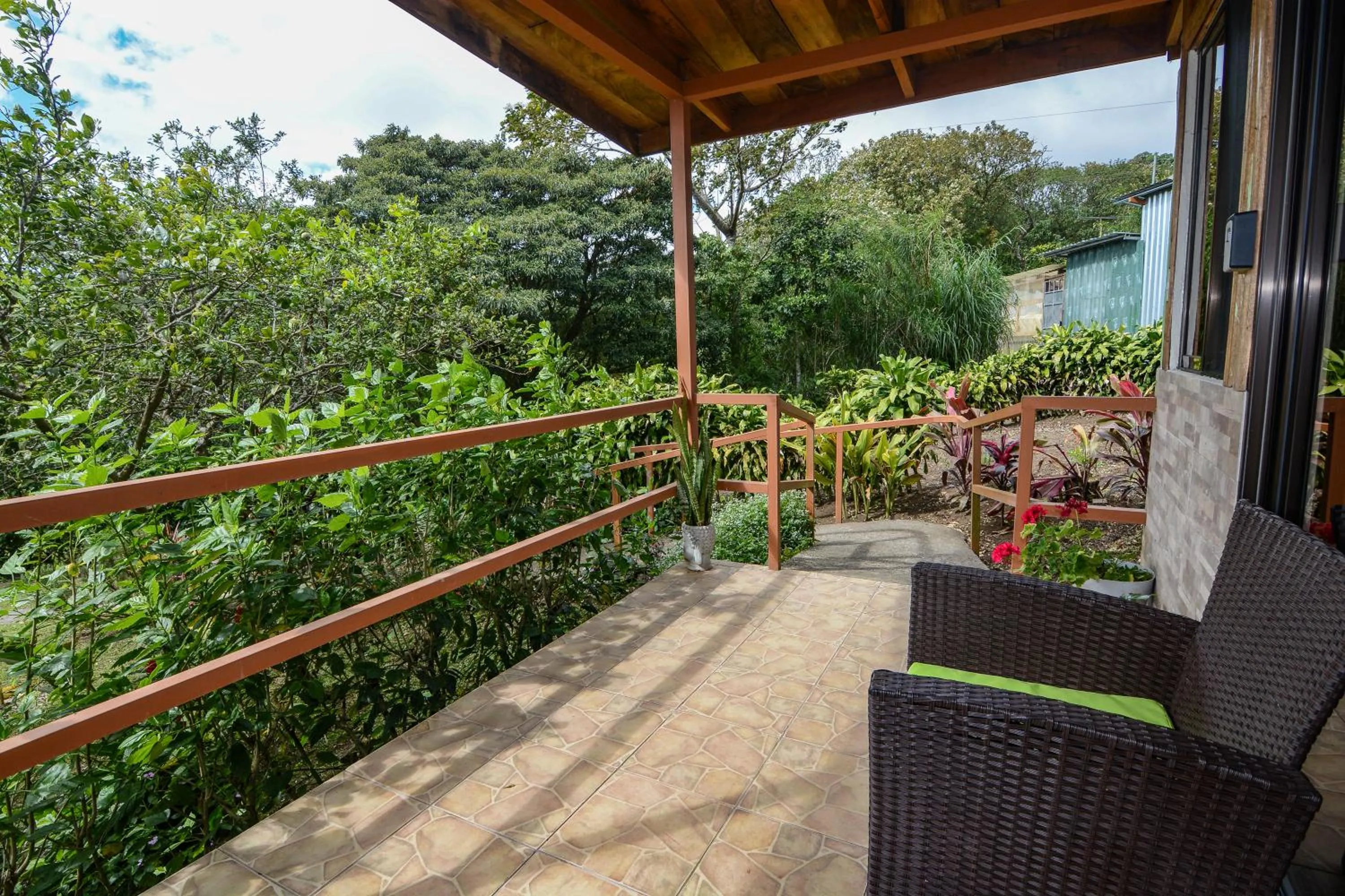 Balcony/Terrace in Las Marias Monteverde - Mountain View Cottages & Gardens