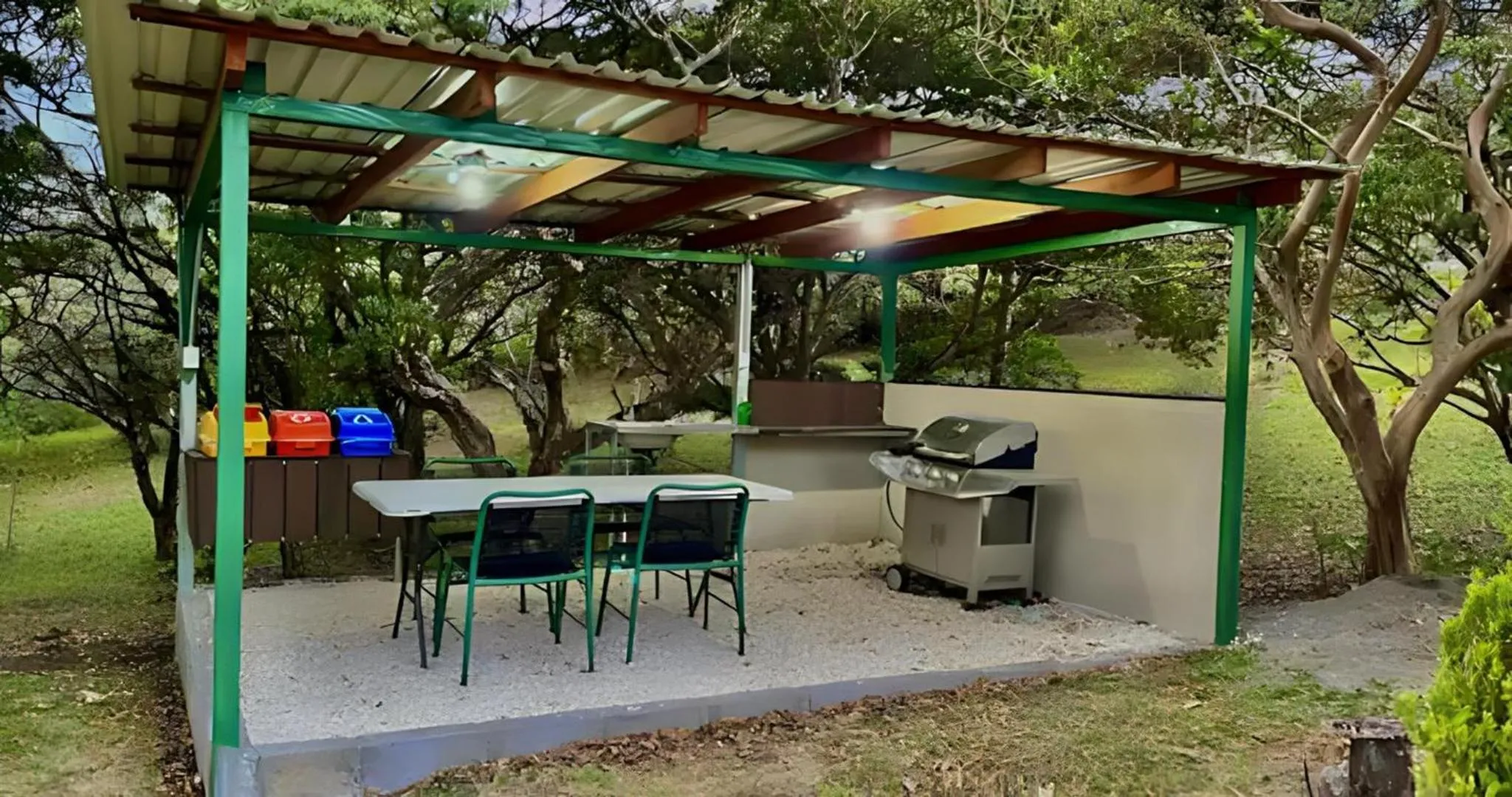 BBQ facilities in Las Marias Monteverde - Mountain View Cottages & Gardens