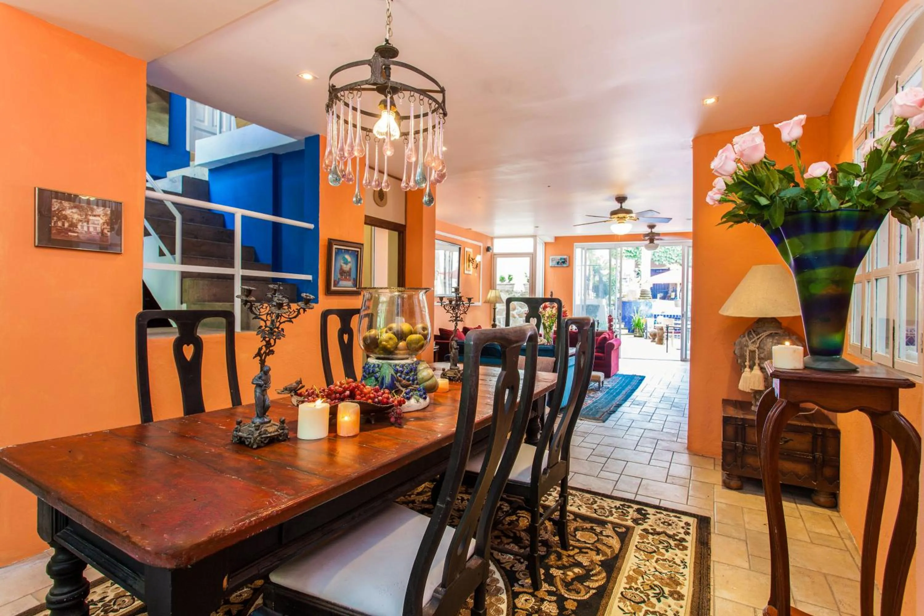 Dining area in Garlands Del Rio Riverside Boutique Hotel