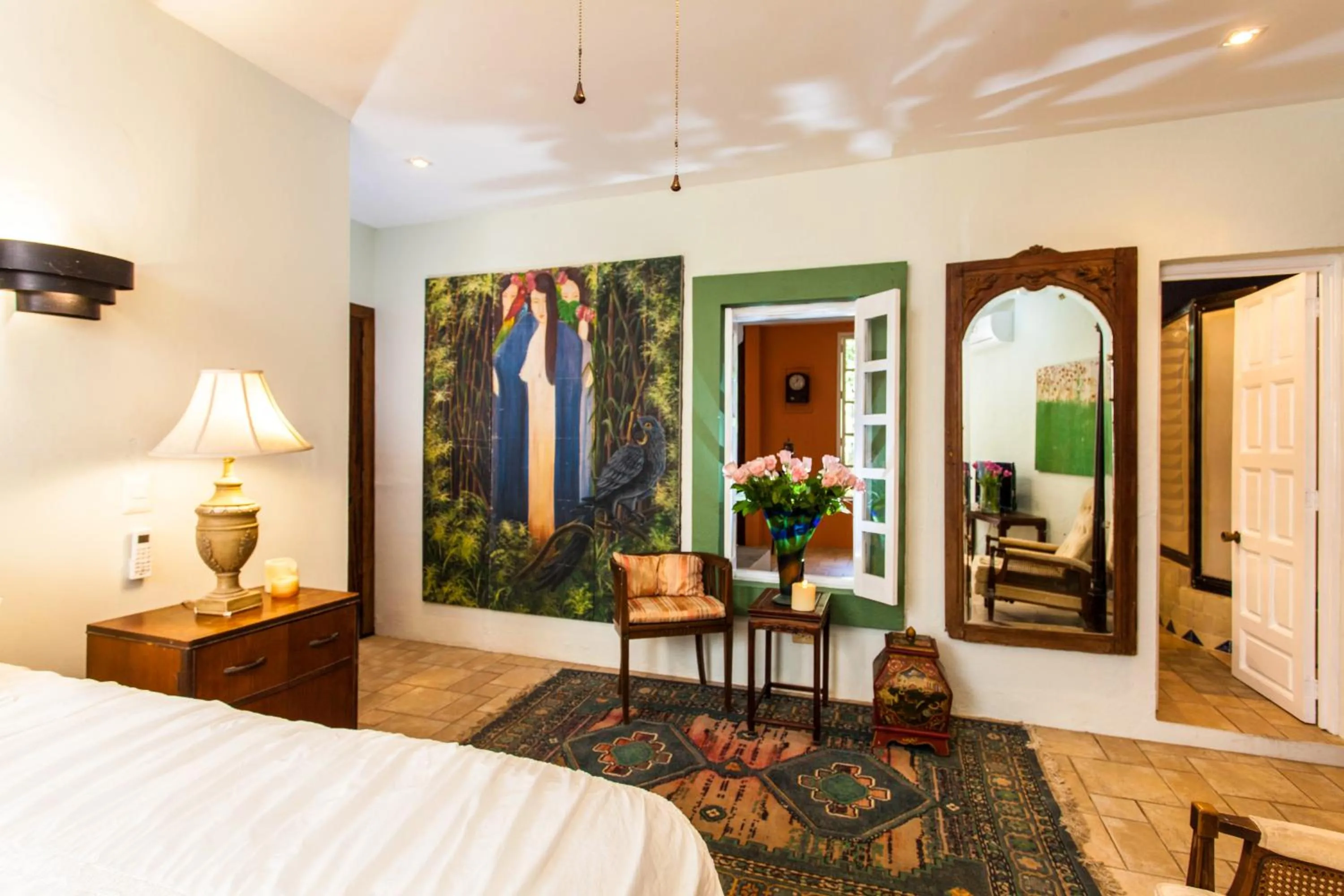 Bedroom, Bed in Garlands Del Rio Riverside Boutique Hotel