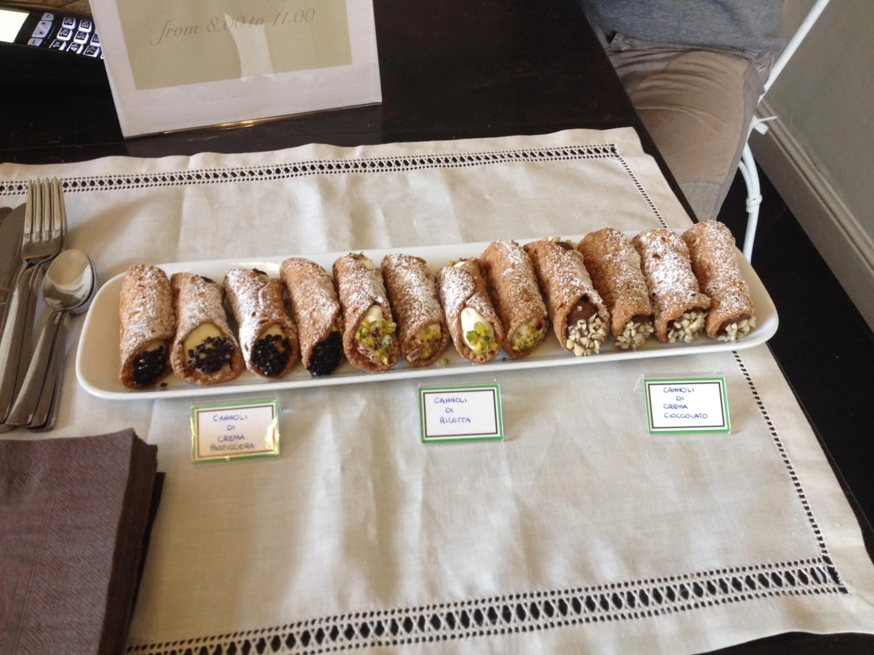 Food close-up in Il Duomo Relais