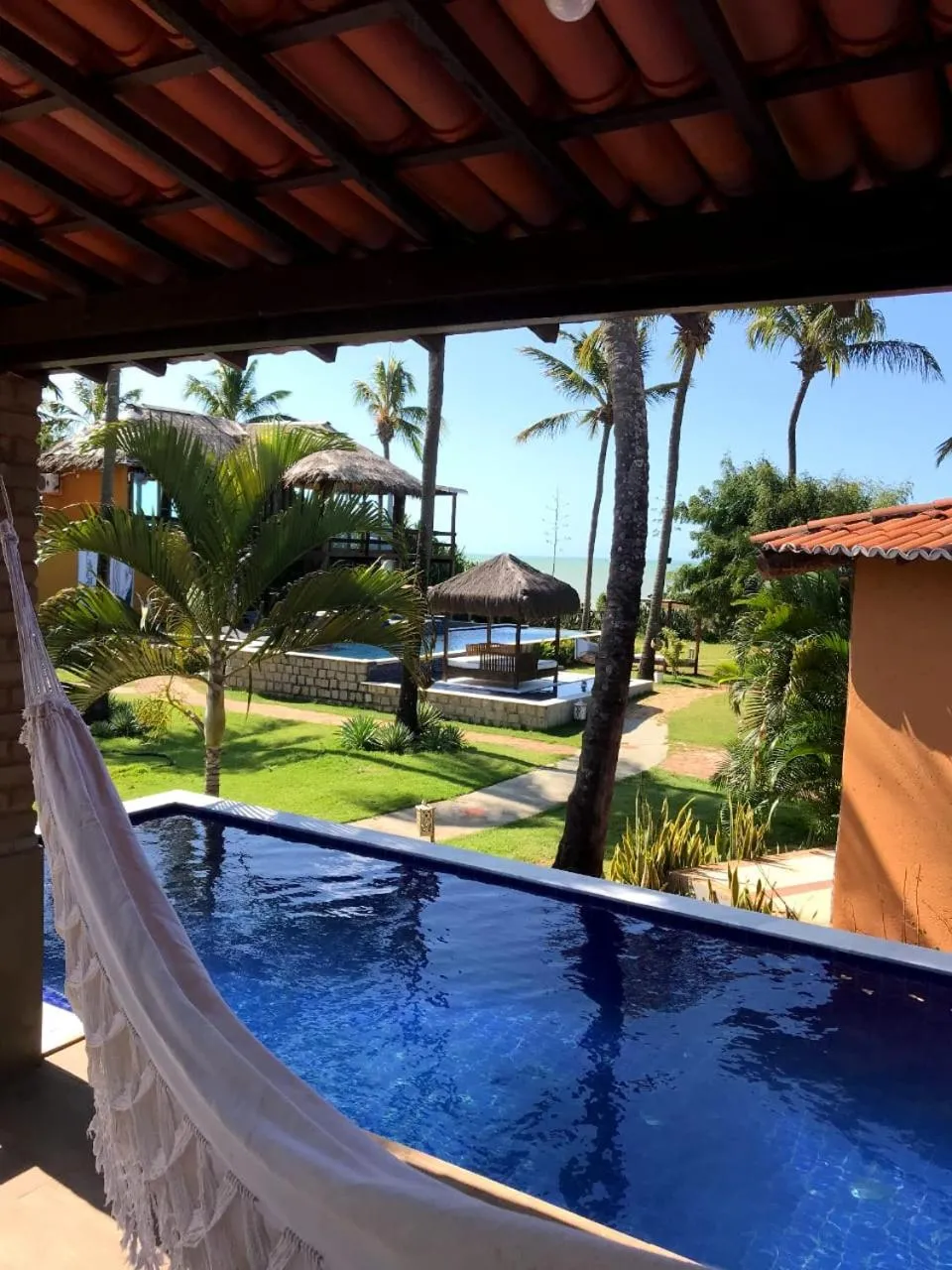 Swimming pool in Pousada Spa dos Amores