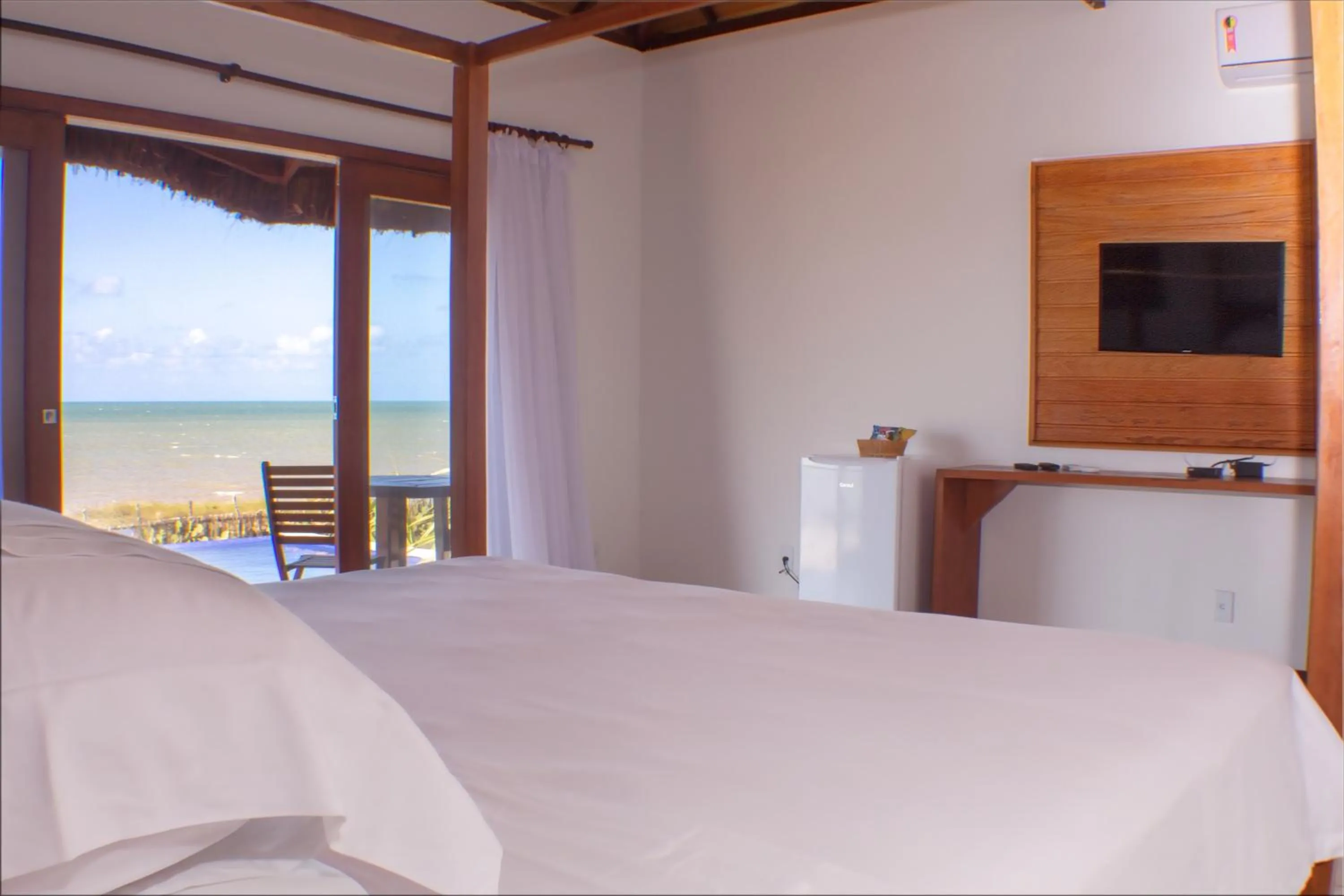 Bed in Pousada Spa dos Amores