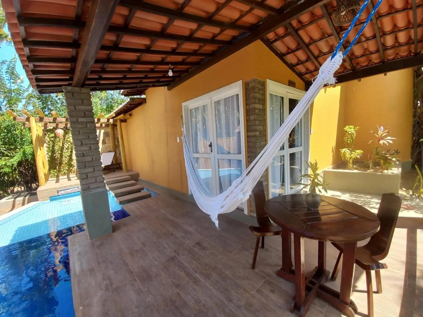 Pool view in Pousada Spa dos Amores