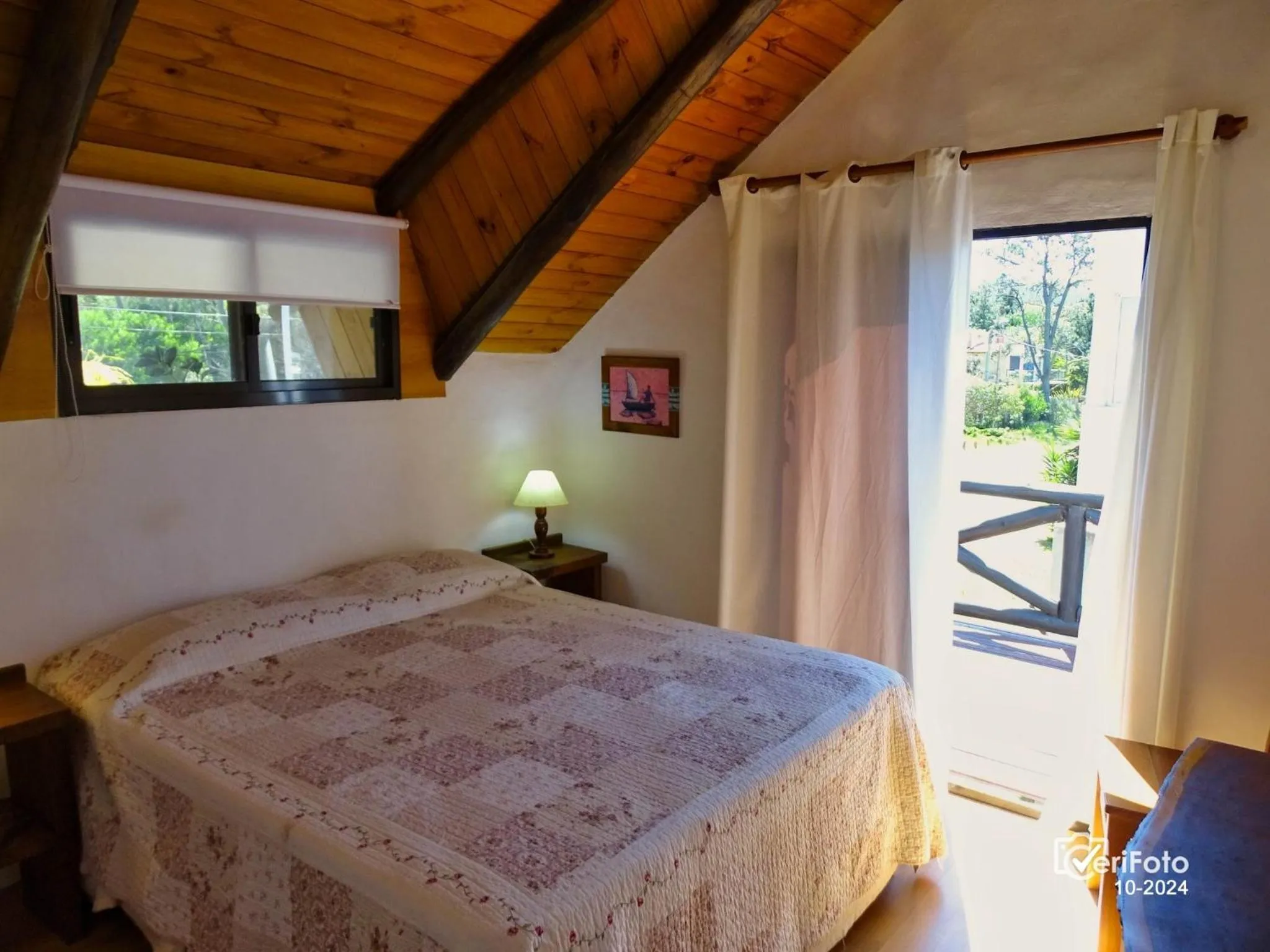 Bed in Bungalows Punta Colorada