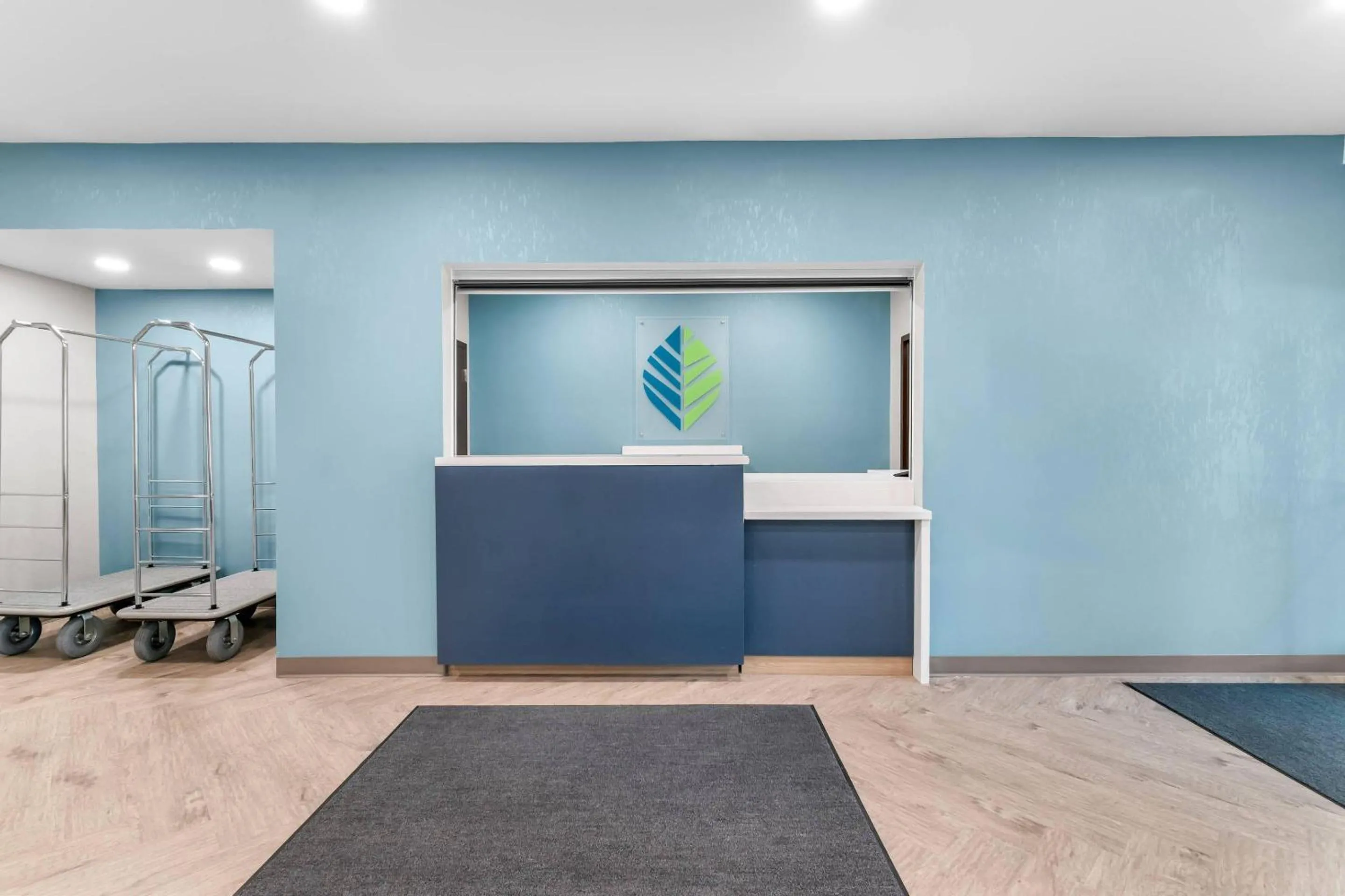 Lobby or reception in WoodSpring Suites Harrisburg Carlisle