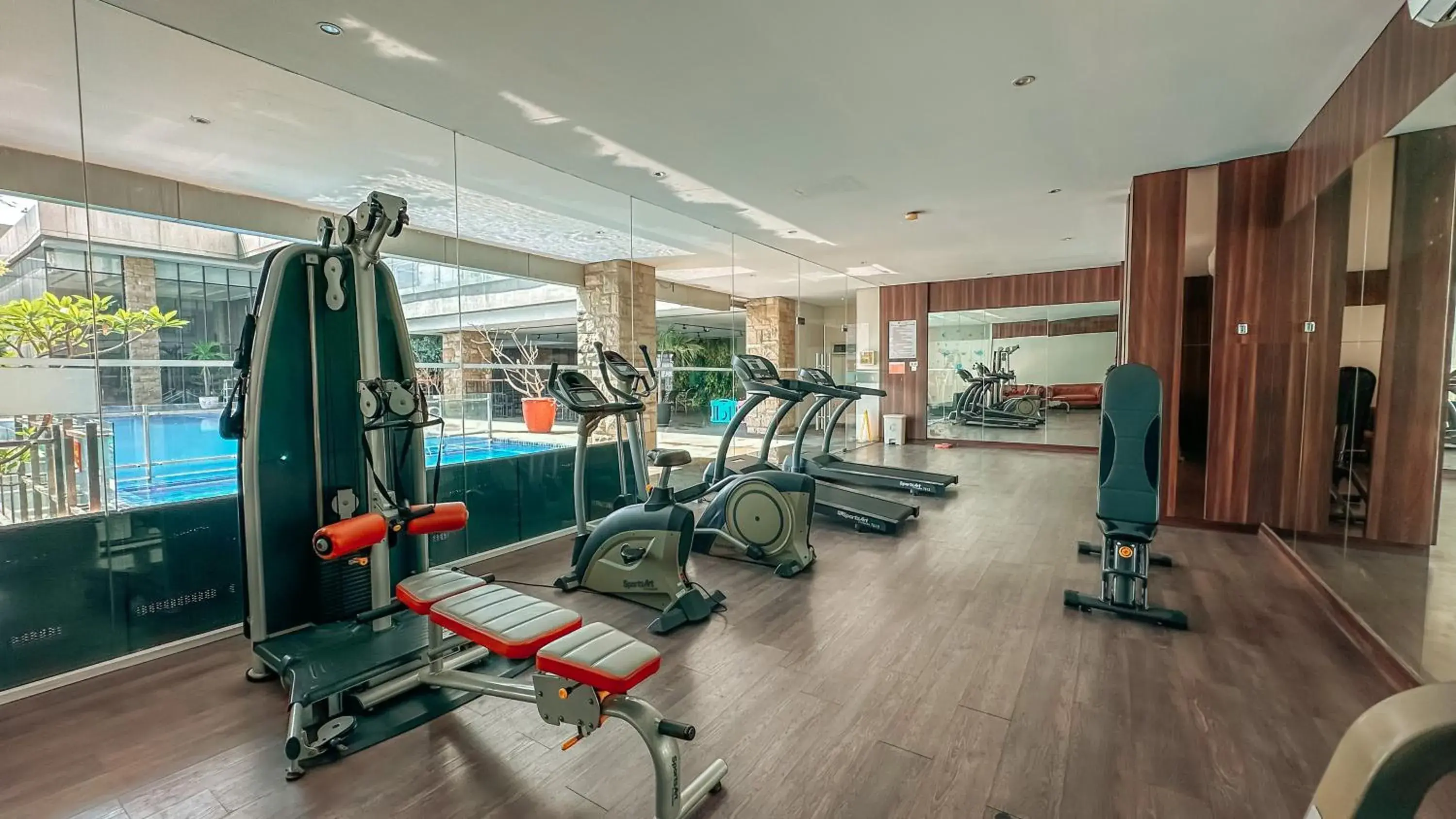 Fitness centre/facilities in Swiss-Belinn Karawang Fitness centre/facilities in Swiss-Belinn Karawang