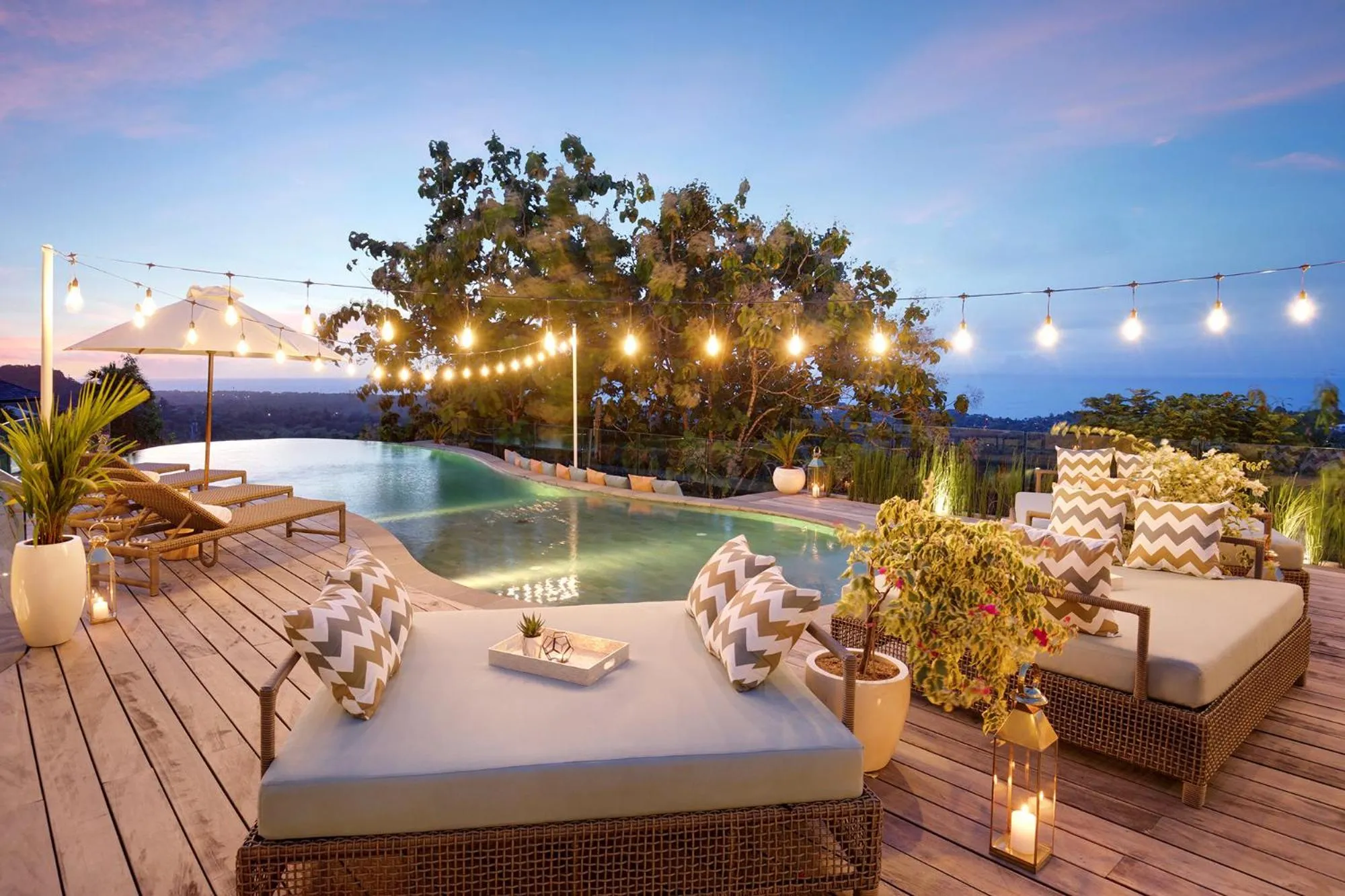 Swimming pool in Hidden Hills Villas - Small Luxury Hotels of The World