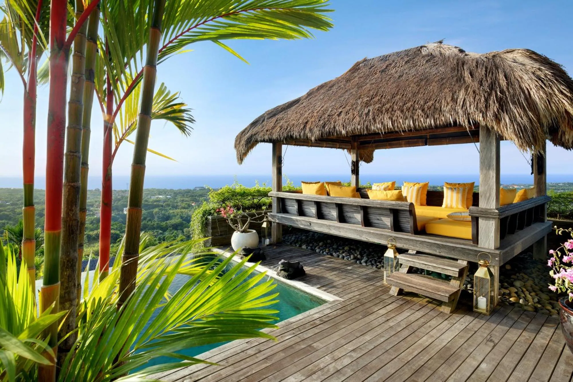 Seating area in Hidden Hills Villas - Small Luxury Hotels of The World