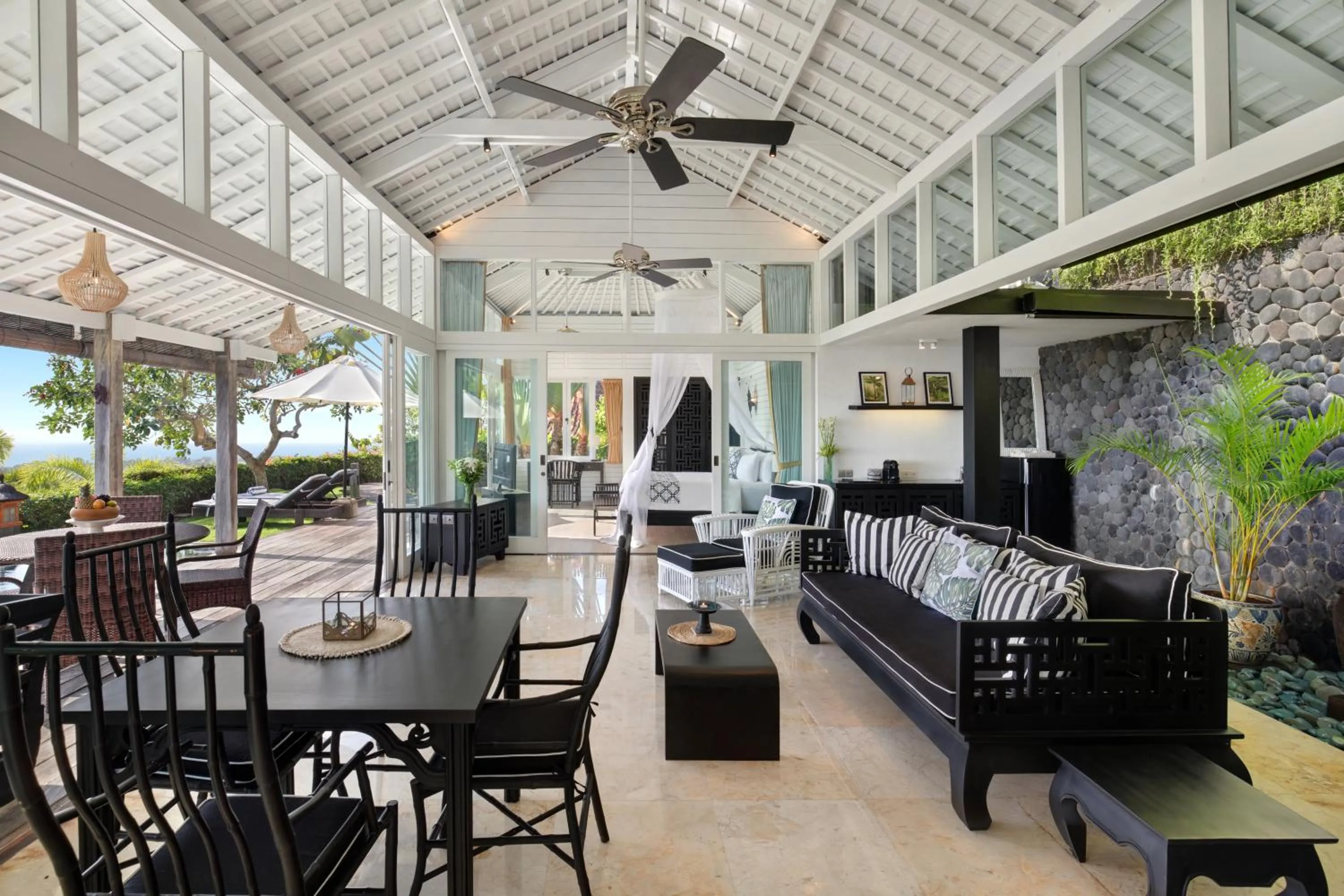 Living room in Hidden Hills Villas - Small Luxury Hotels of The World