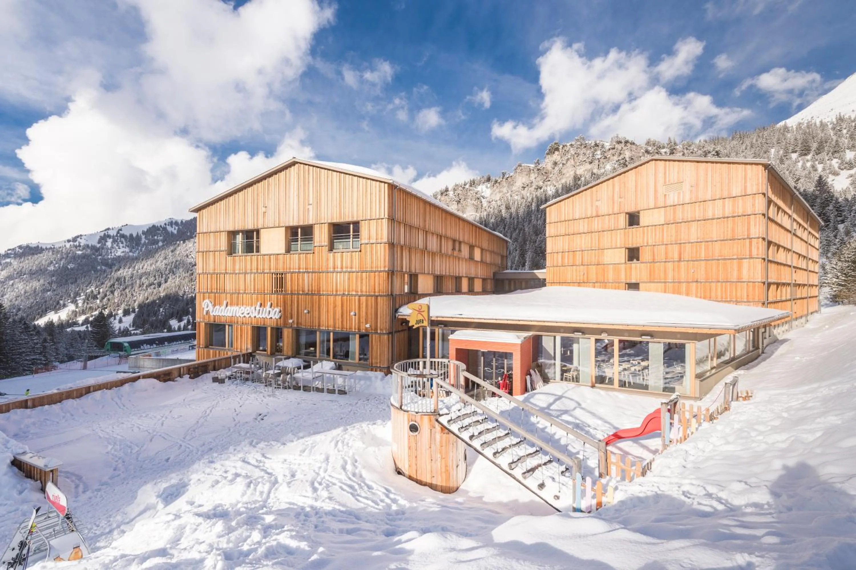 Property building in JUFA Hotel Malbun