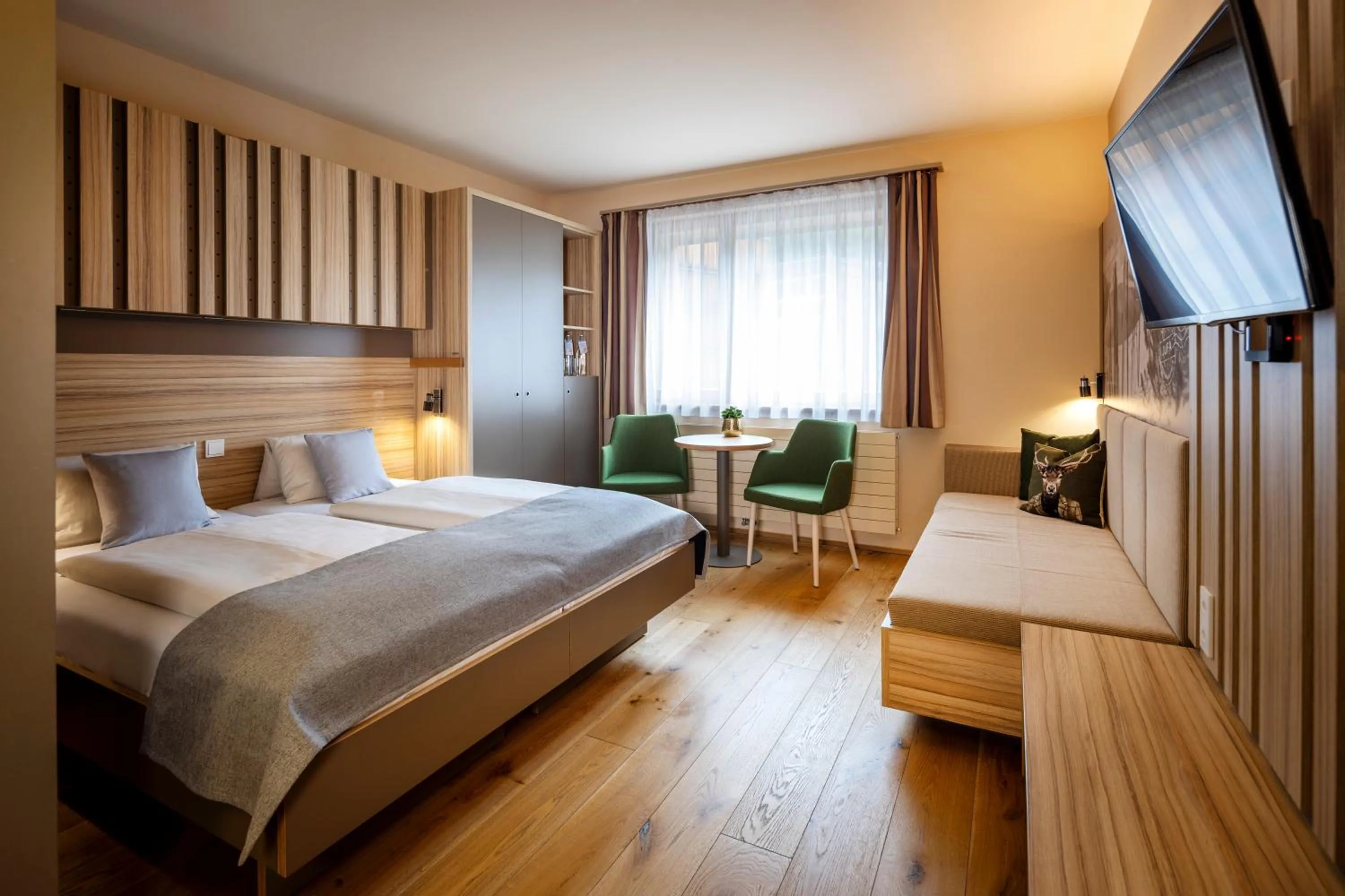 Bed in JUFA Hotel Malbun