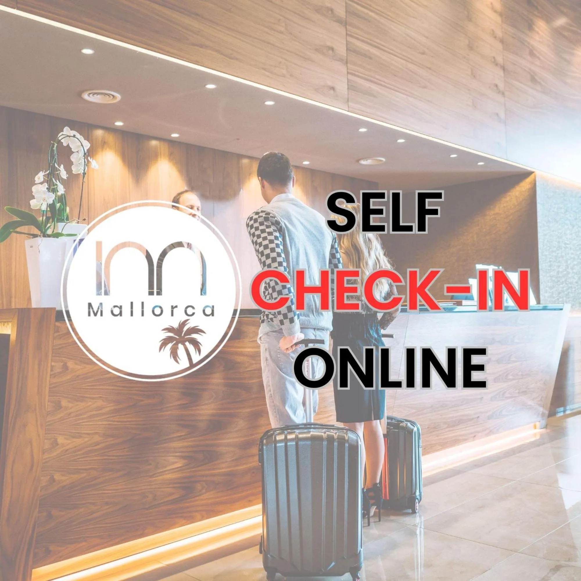 Lobby or reception in INN Mallorca Aparthotel