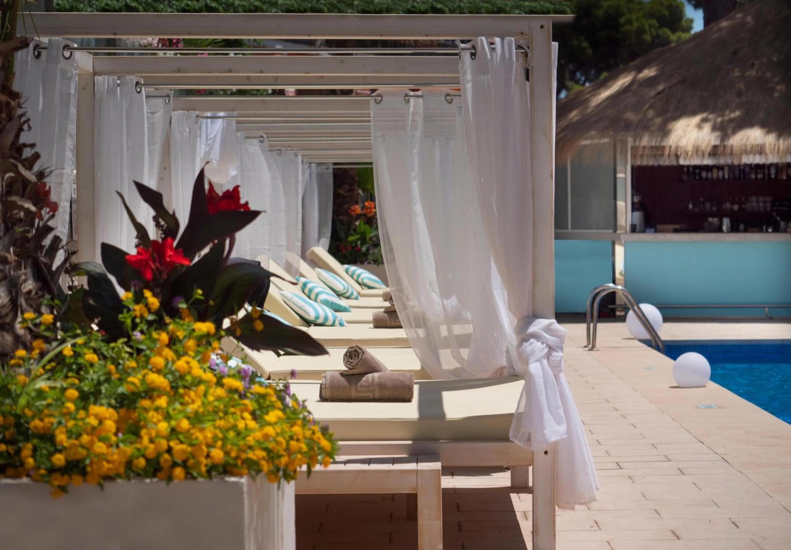 Balcony/Terrace in INN Mallorca Aparthotel