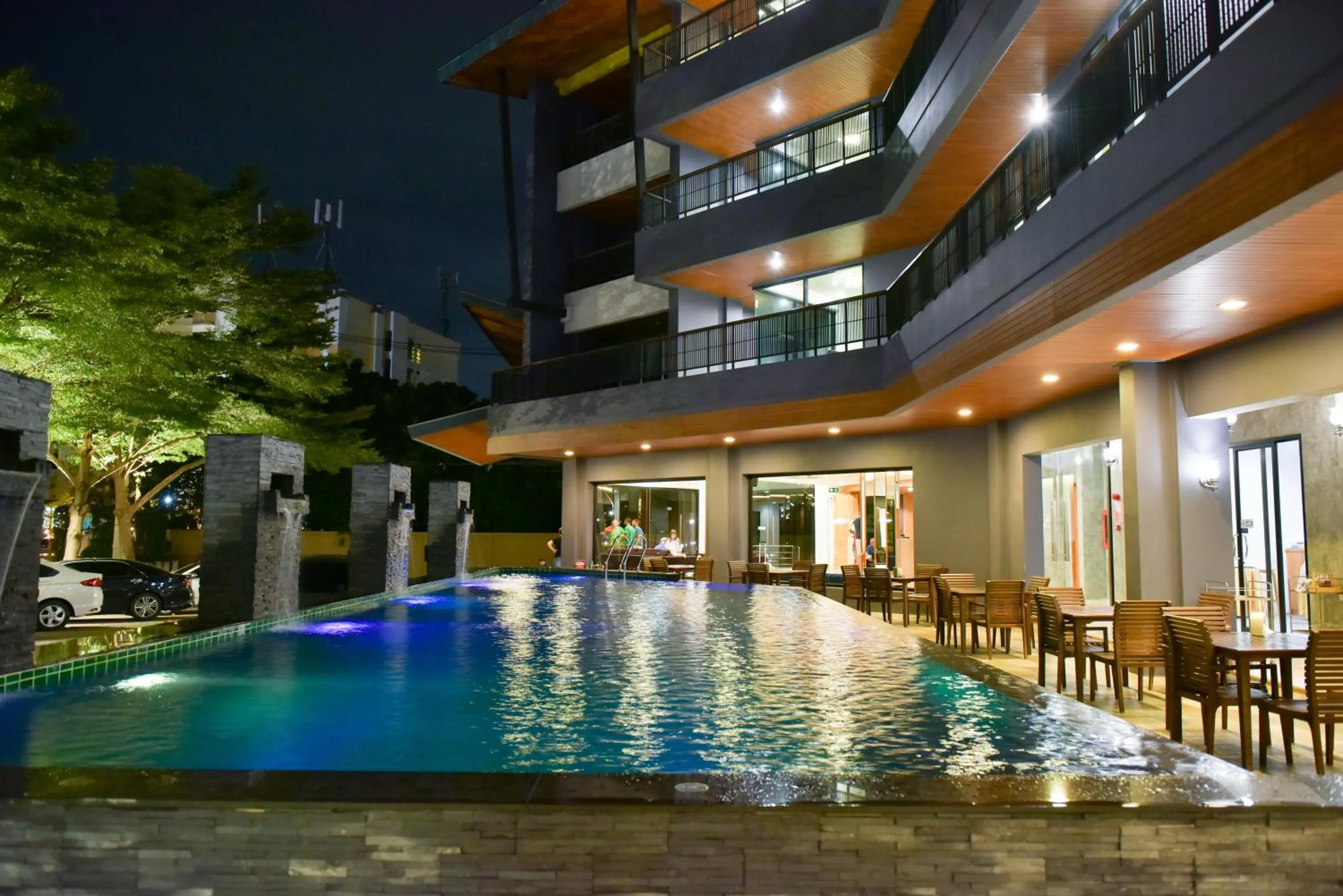 Pool view in The Proud Exclusive Hotel-SHA Plus