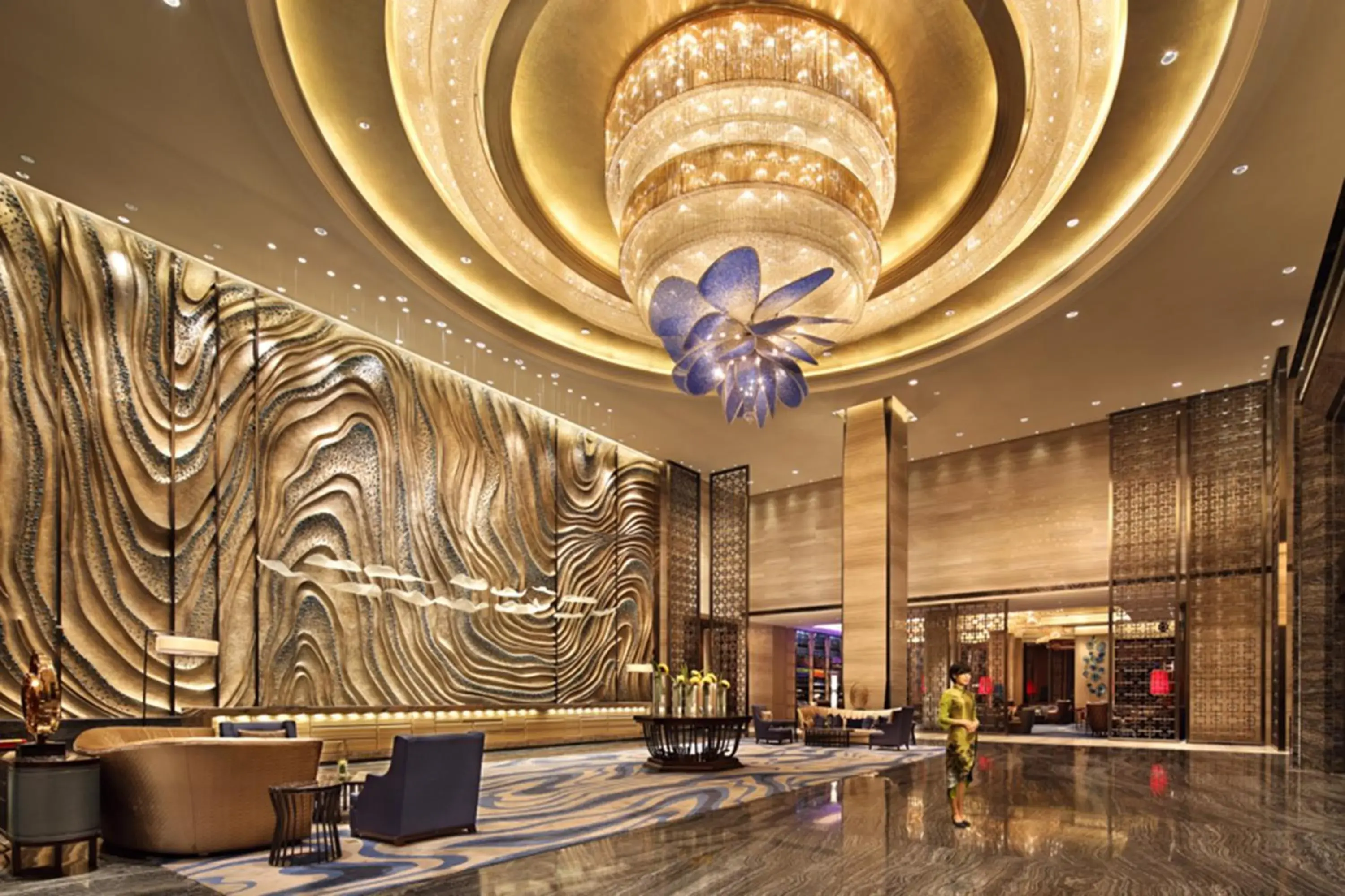 Lobby or reception in Wanda Realm Huangshi Lobby or reception in Wanda Realm Huangshi