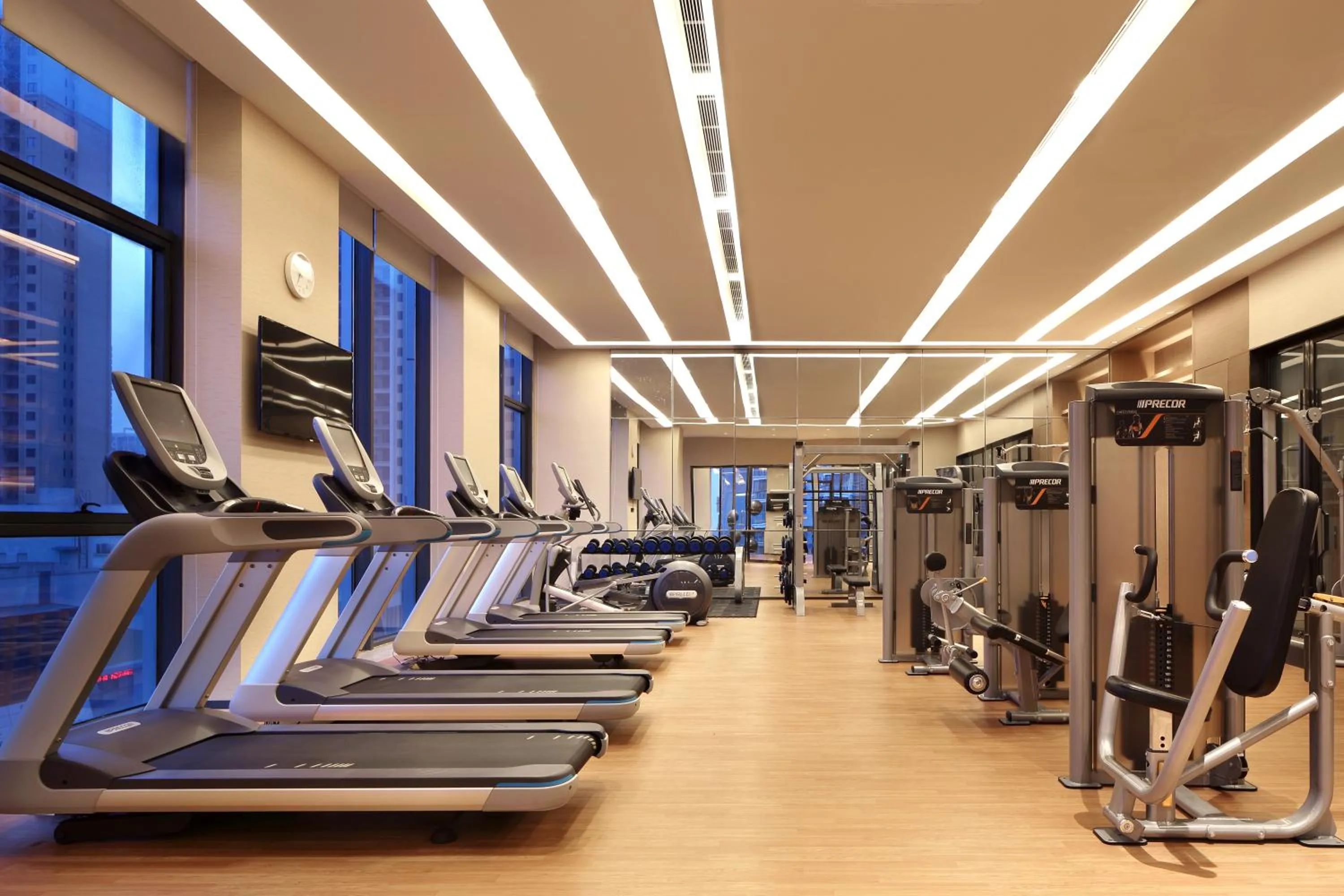 Fitness centre/facilities in Wanda Realm Huangshi