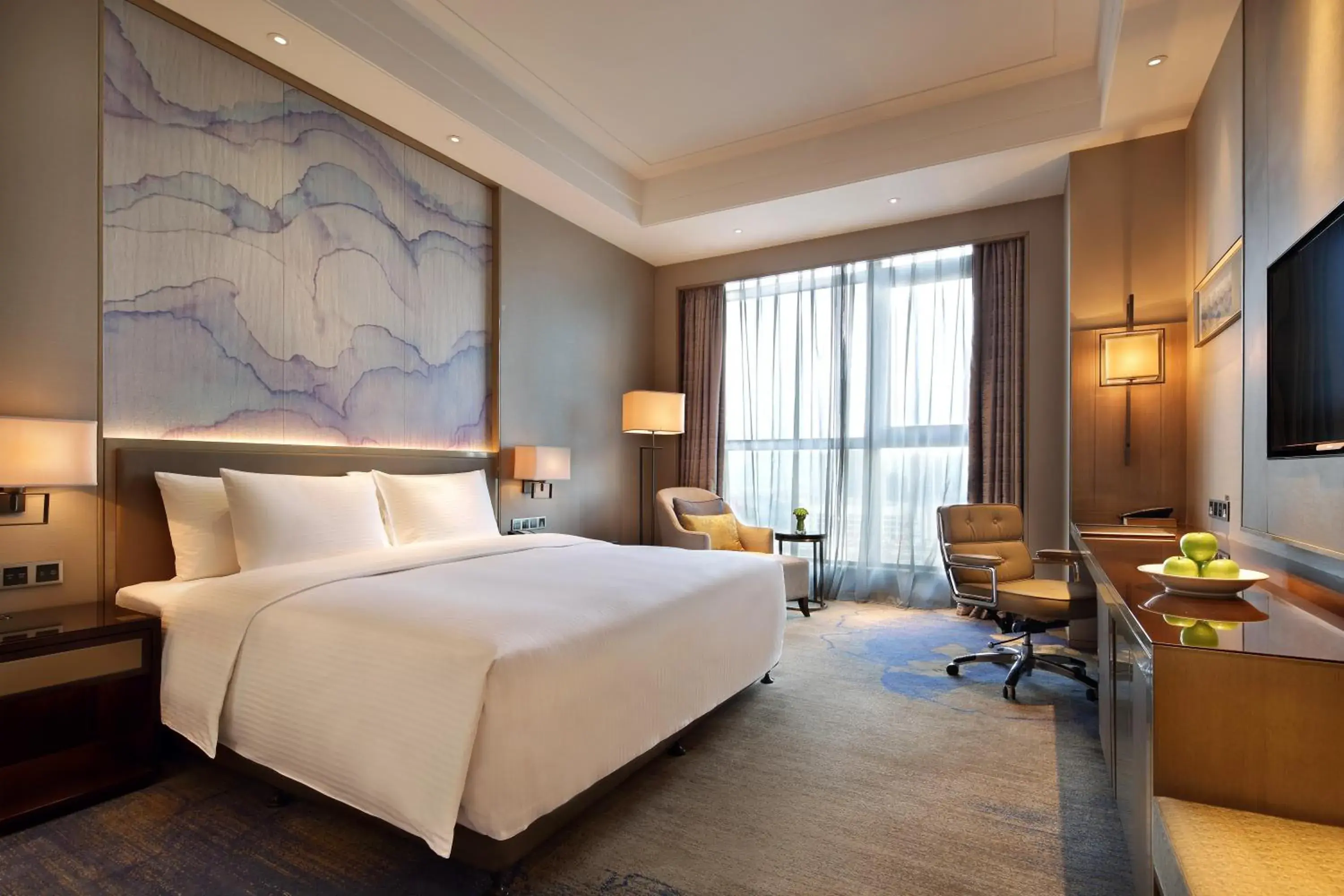 Photo of the whole room, Bed in Wanda Realm Huangshi Photo of the whole room, Bed in Wanda Realm Huangshi