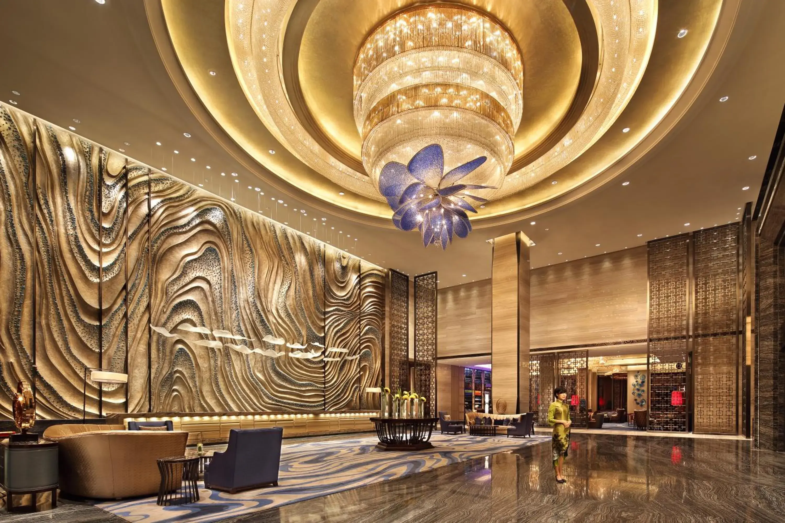 Lobby or reception in Wanda Realm Huangshi Lobby or reception in Wanda Realm Huangshi