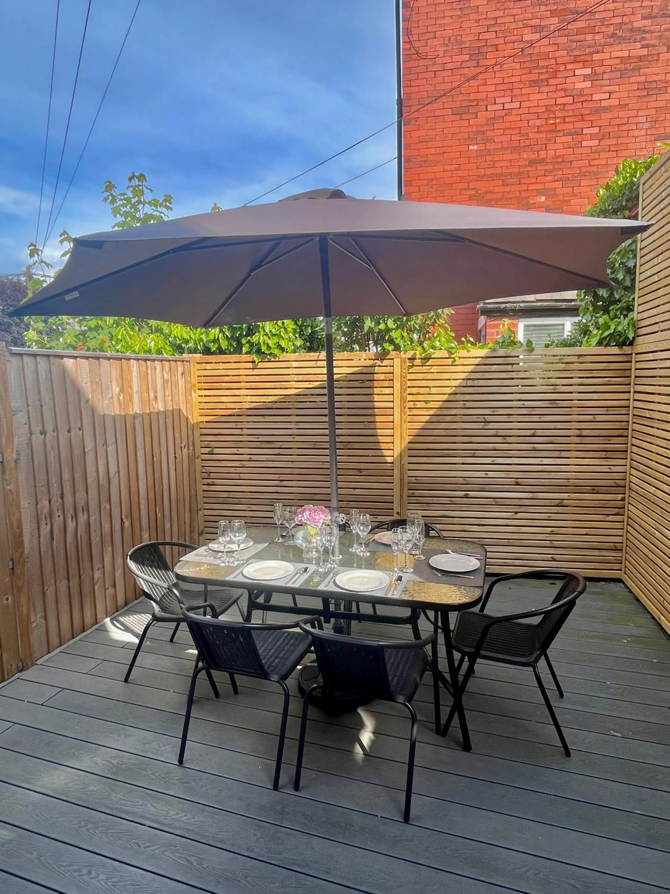 Patio in Mode Apartments St Annes