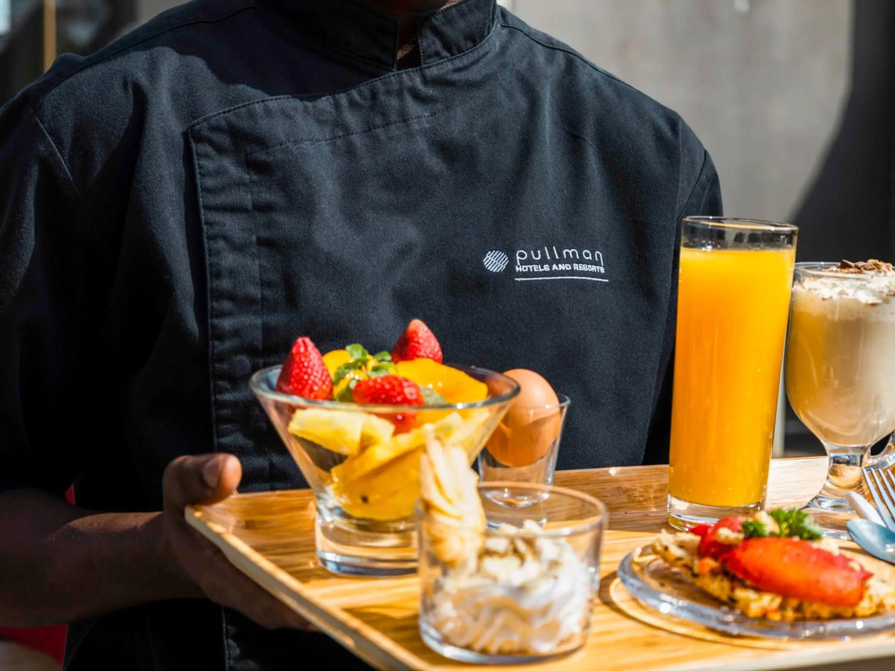 Breakfast in Pullman Lubumbashi Grand Karavia. Breakfast in Pullman Lubumbashi Grand Karavia.